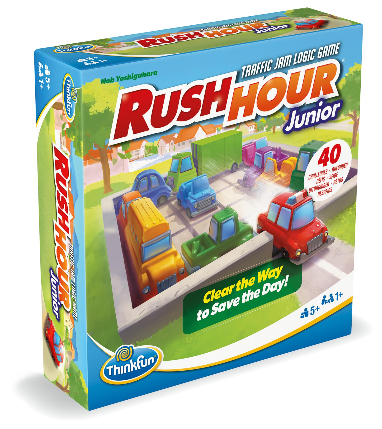 ThinkFun Rush Hour Junior - Traffic Jam Logic Brain Challenge STEM Game 4