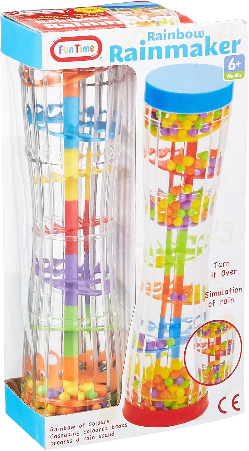 Funtime Rainbow Rainmaker Toy - Sensory Development for Babies 6 Months+