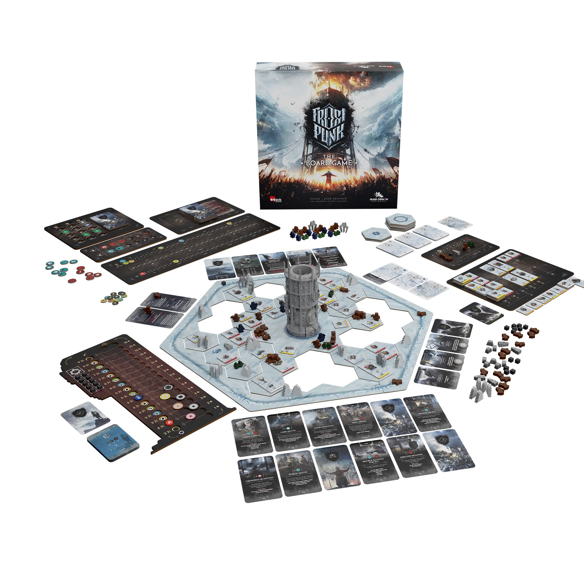 Glass Cannon Unplugged Frostpunk: The Board Game Strategy Game for 1-4 Players 3
