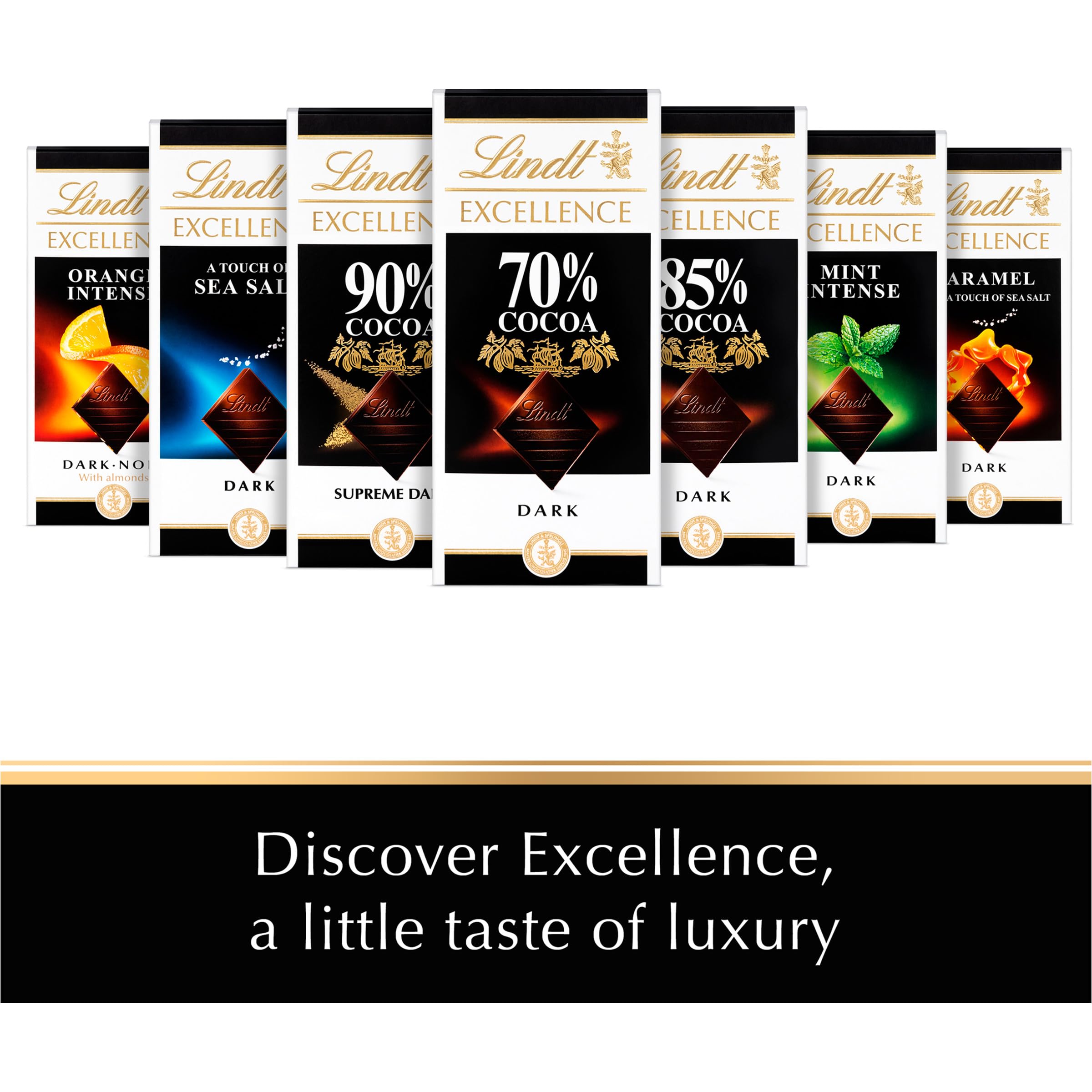 Lindt Excellence Dunkle Karamellschokolade mit einem Hauch Meersalz - 100g 5