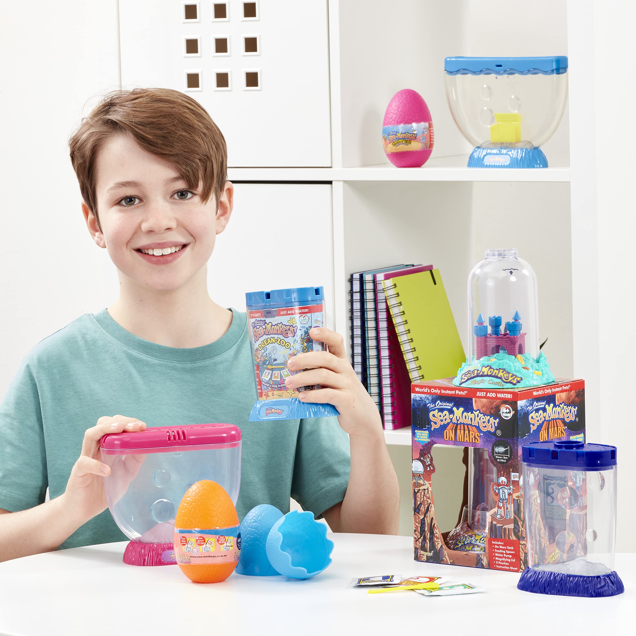 Sea Monkeys On Mars - Grow Your Own Sci-Fi Pets Science Kit for Kids 6+ 6