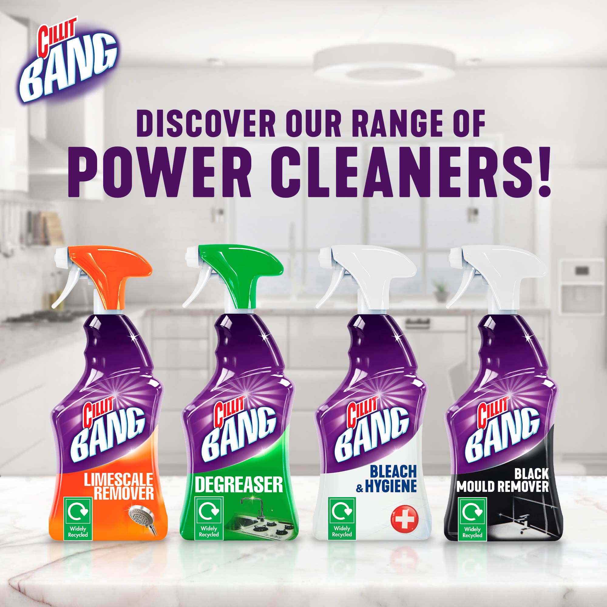 Cillit Bang - Kraftreiniger Schwarzschimmel-Entferner 750ml 6