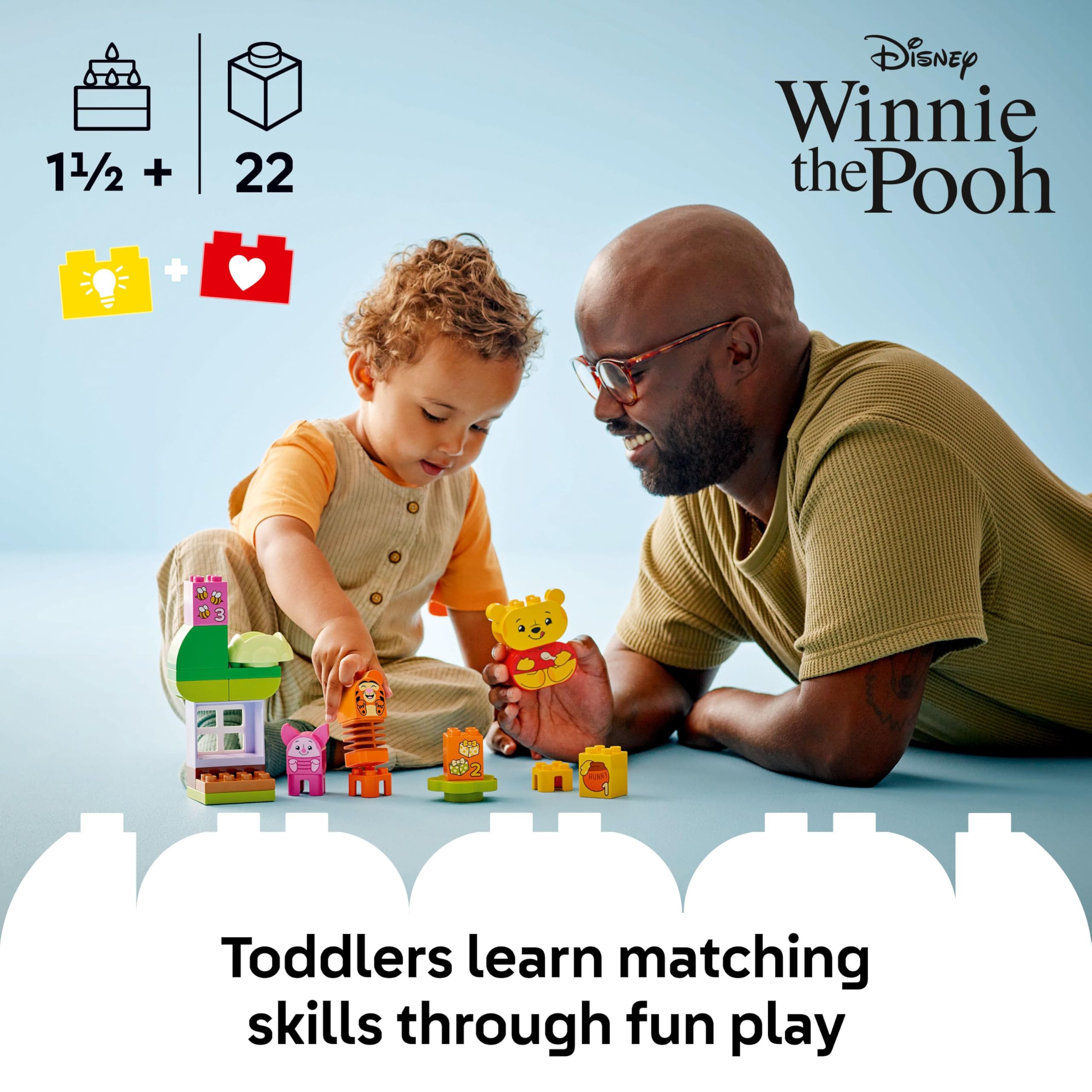 LEGO DUPLO Disney Winnie the Pooh’s Birthday Party Building Toy | Ages 1.5+ | Model 10457