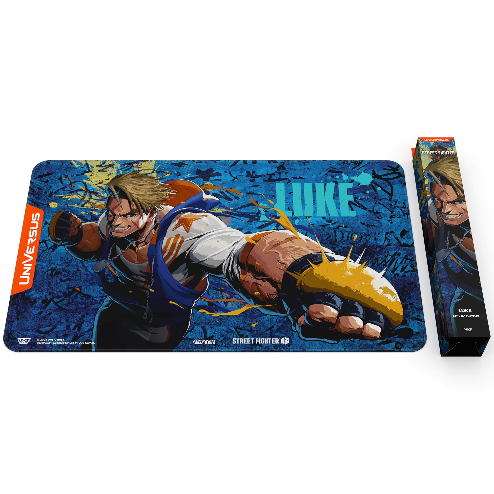 UniVersus Street Fighter 6 Challenger Series Playmat - Luke - 24 x 14 Inches 5