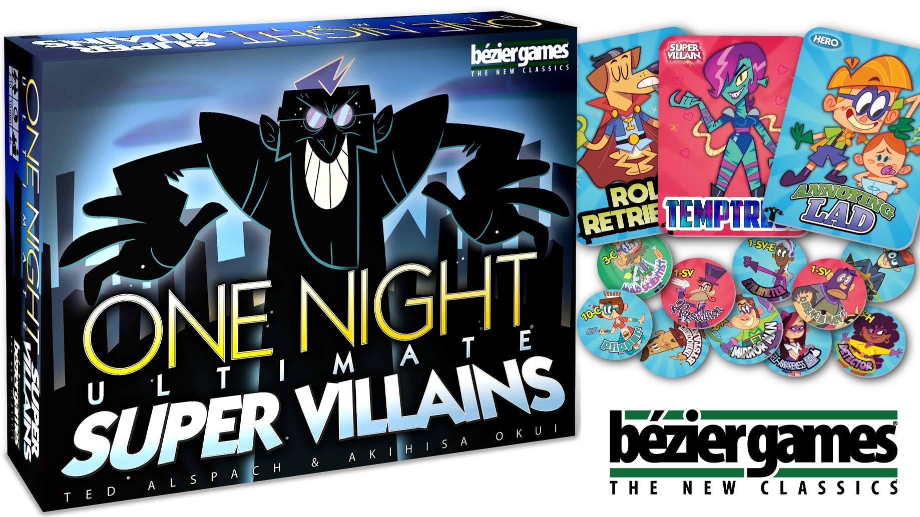 Bezier Games One Night Ultimate Super Villains Board Game 4