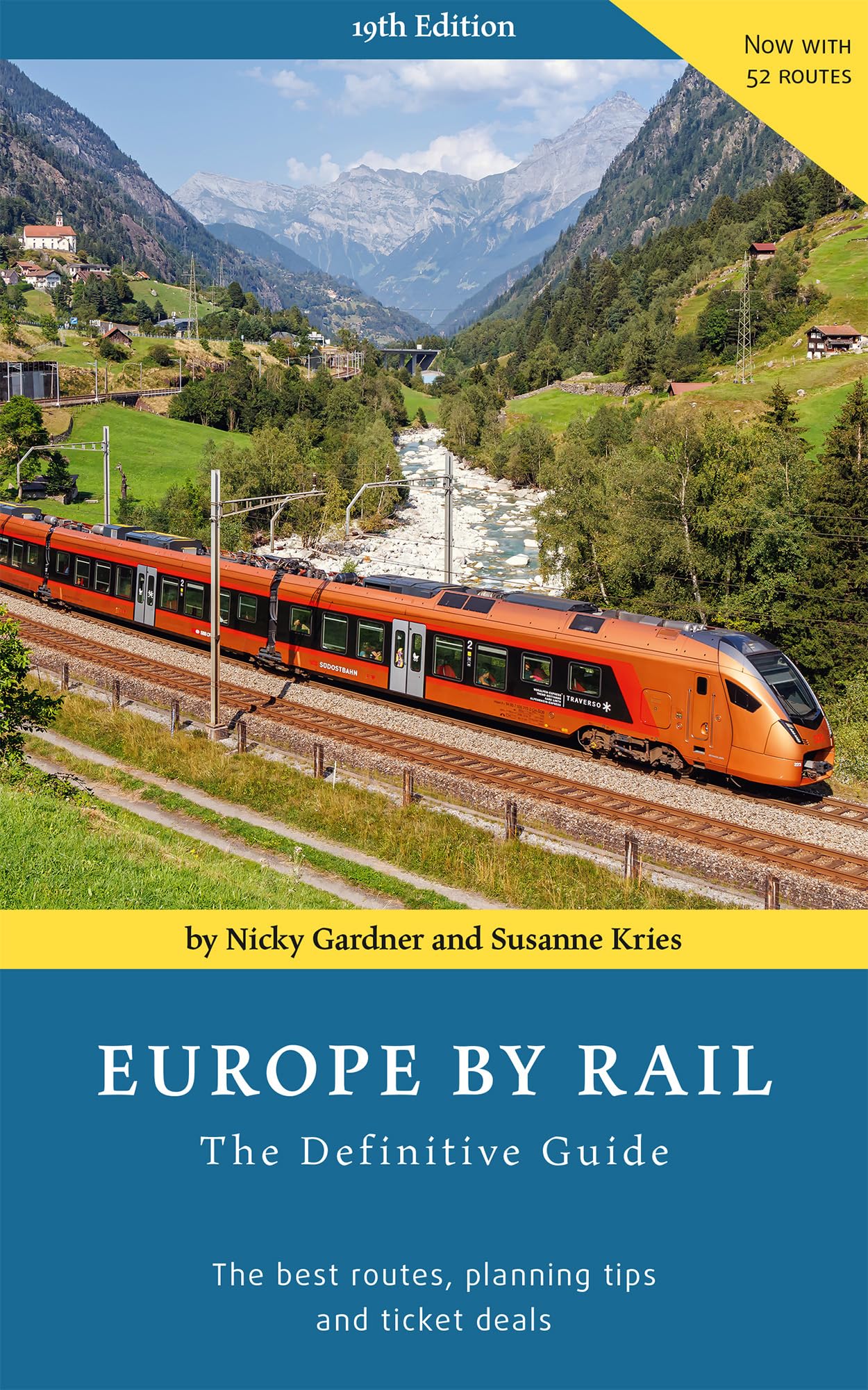 hidden europe publications Europe by Rail: The Definitive Guide - 19th Edition | Paperback | English