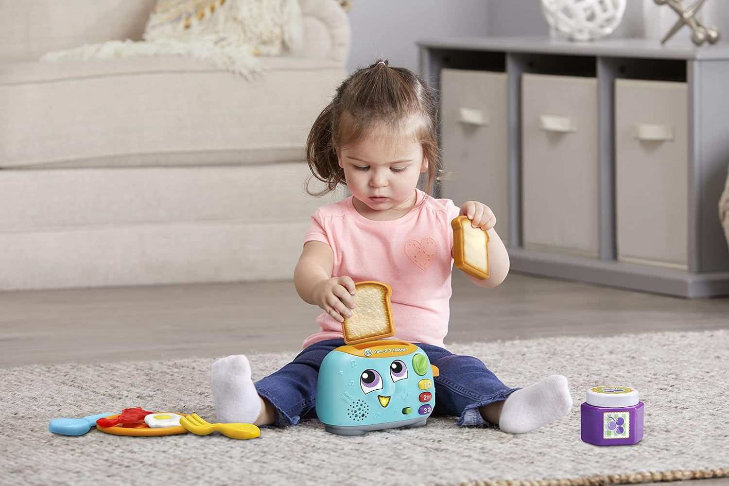LeapFrog Yum-2-3 Toaster - Interactive Learning Toy for Toddlers 12 Months+ 4