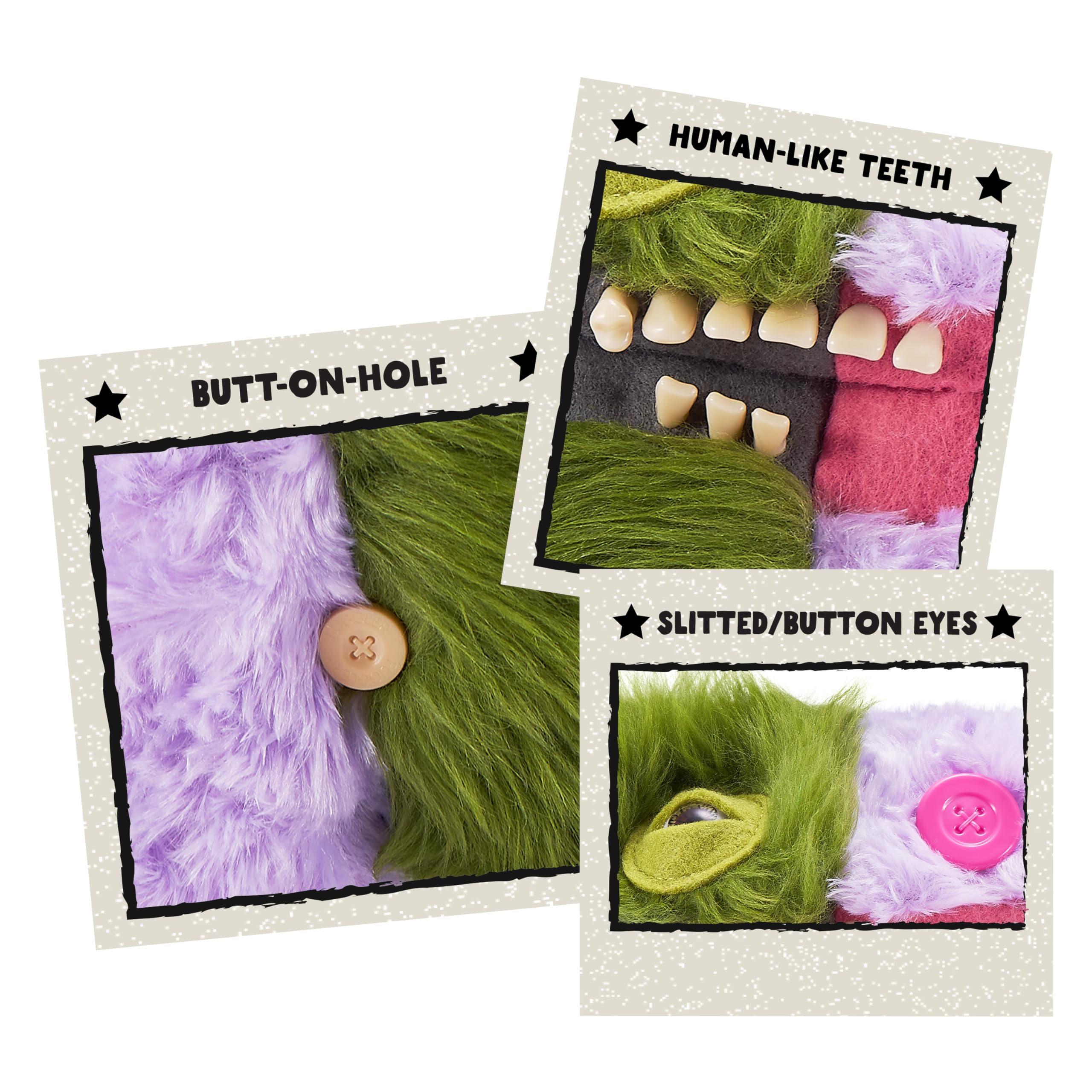 Fuggler Misfit Monsters 9-inch Series 1 - Funny Ugly Plush Toy with Human-Like Teeth 10