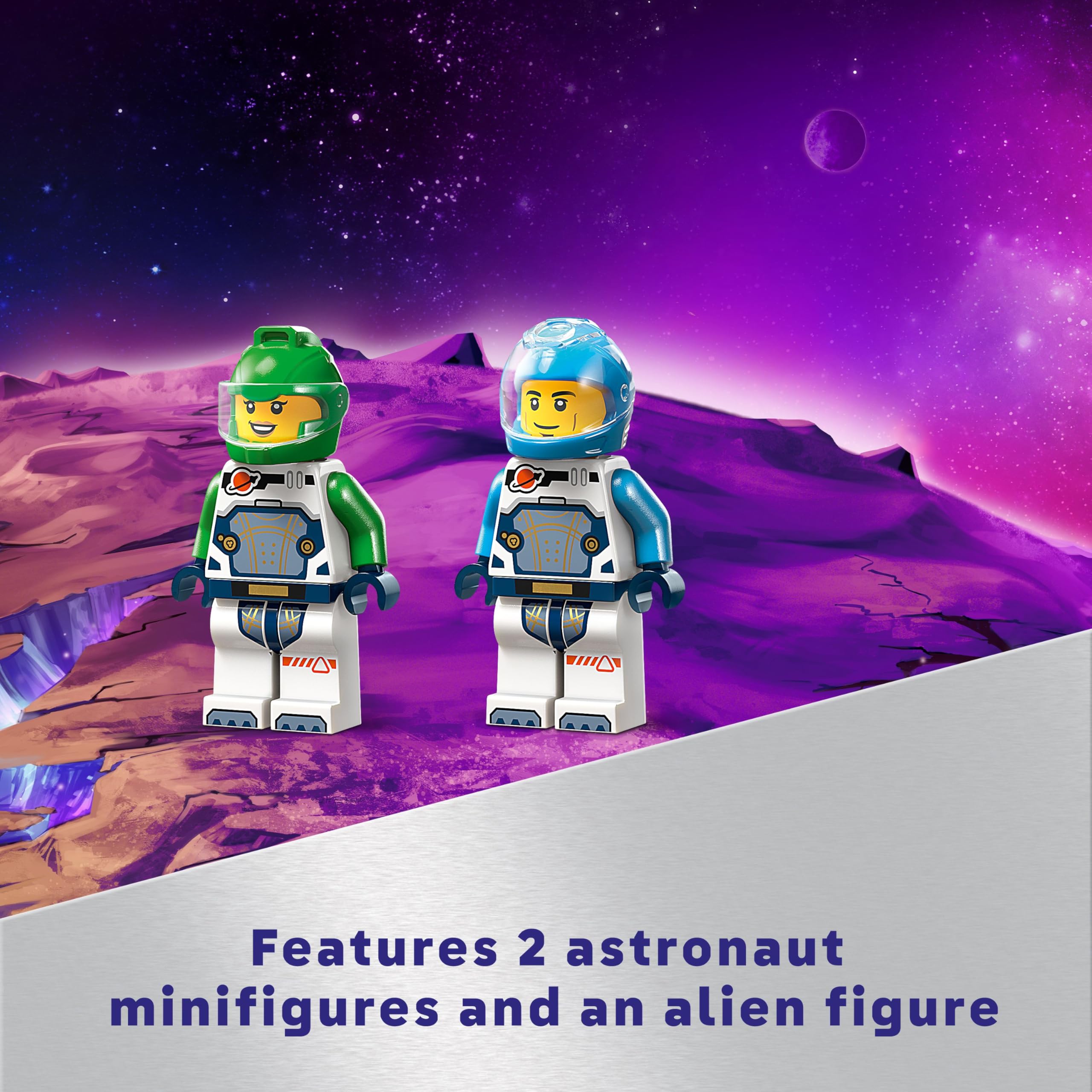 LEGO City Spaceship and Asteroid Discovery Playset - Building Toy for Ages 4+ 10