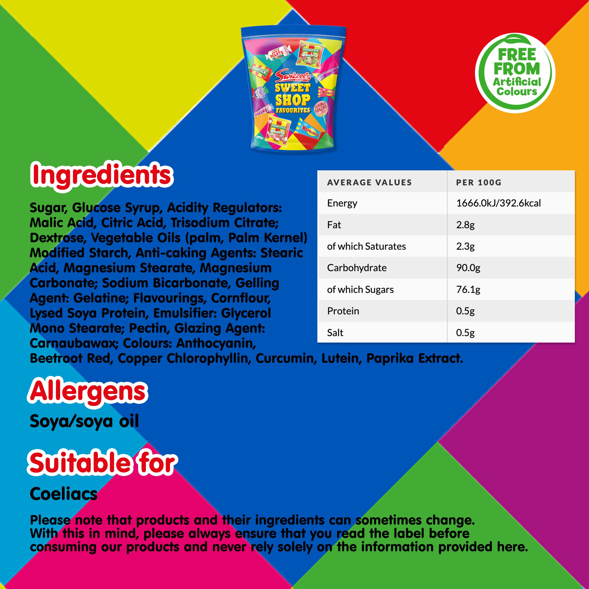 Swizzels Sweet Shop Favourites Pouch, 375g 4