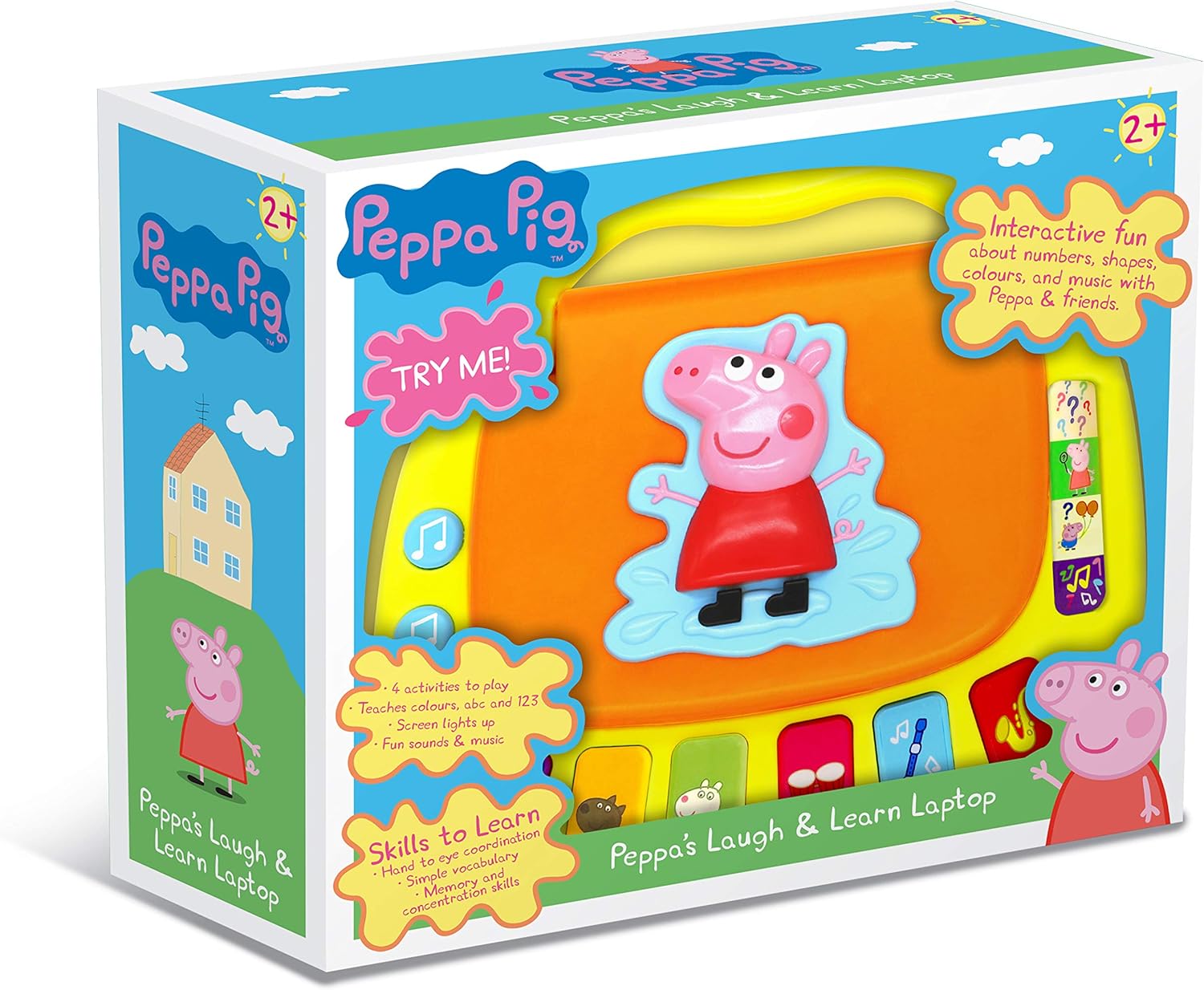 Peppa Pig PP02 Laugh & Learn Laptop - Educational Electronic Toy for Toddlers 2+ 5