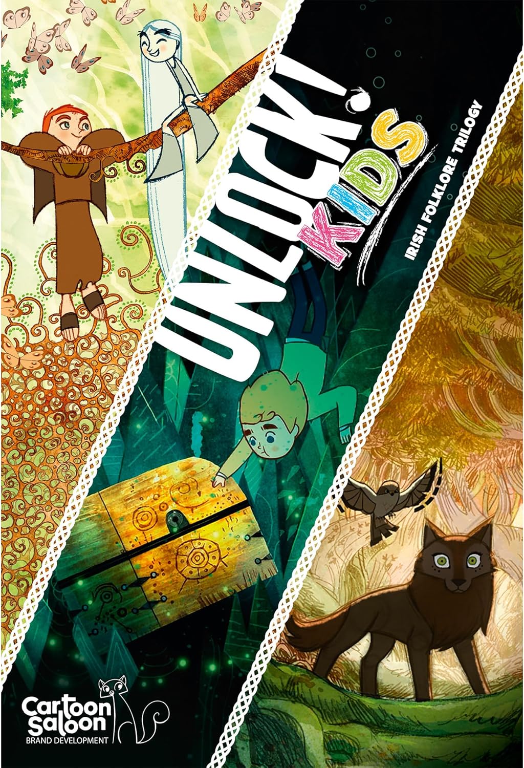 Space Cowboys Unlock! Kids: Irish Folklore Card Game - Escape Room Game for Kids and Families (ASMSCOUNLK04EN) 2