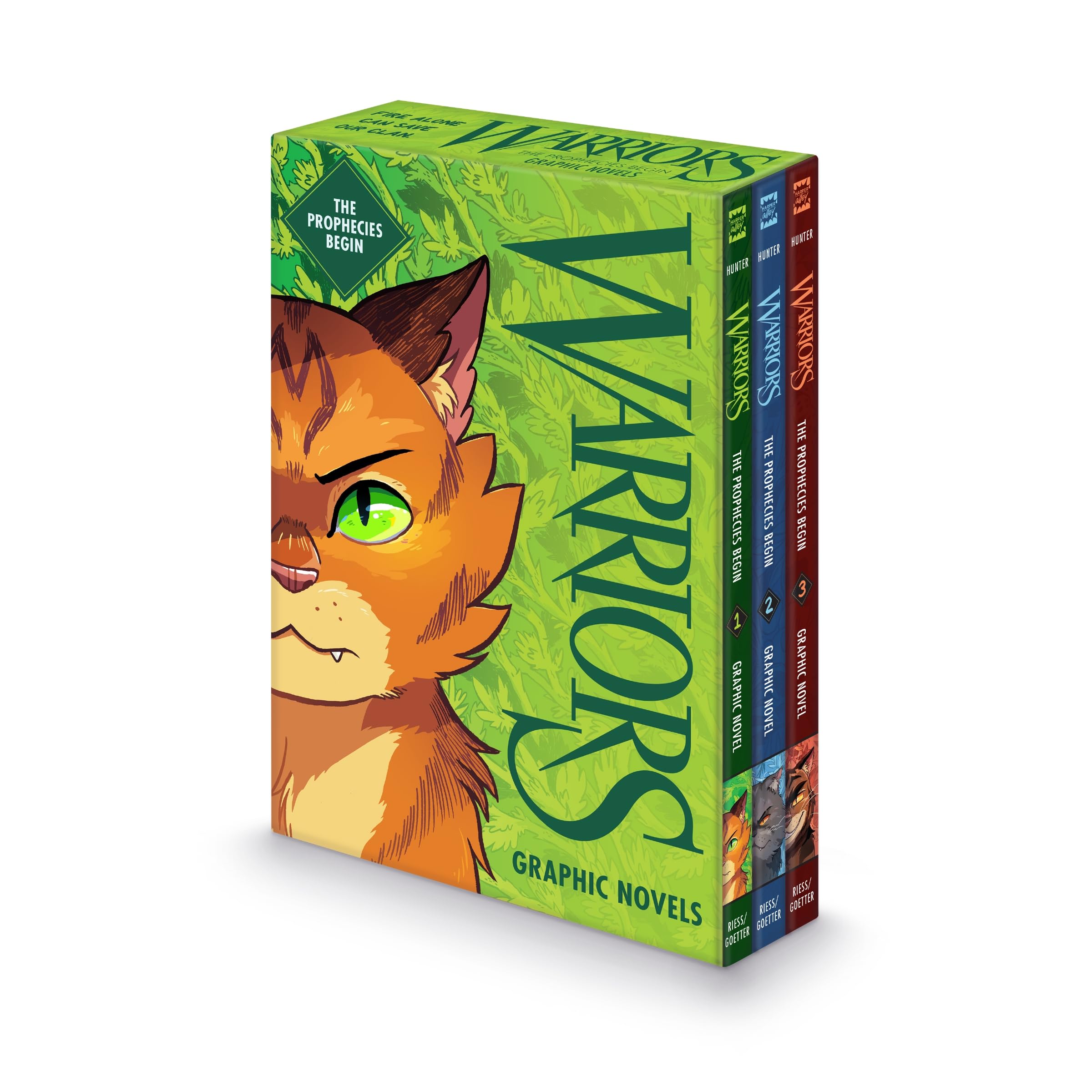 Warriors Graphic Novel Box Set: The Prophecies Begin Complete First Arc | Paperback | English 1