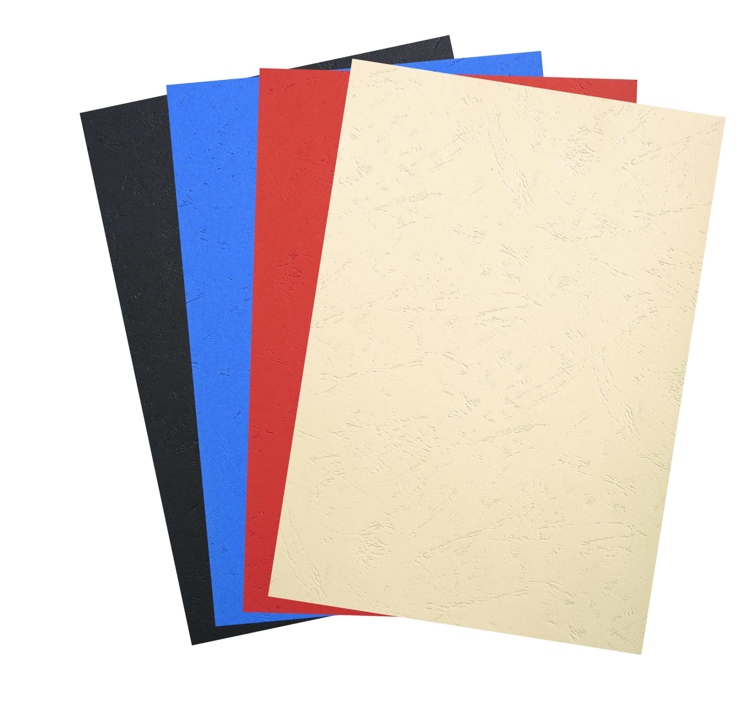 Exacompta Forever Collection Ref 2789C - A4 Binding Covers | Leather Grain Effect | 100 Pack Assorted