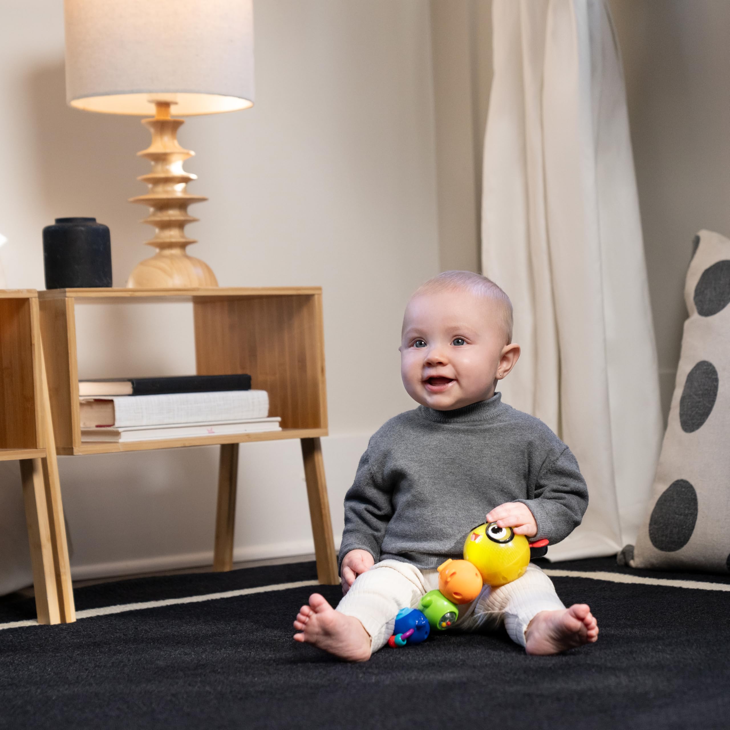 Baby Einstein Twist-a-Pal Cal Sensory Toy - Musical & Light-Up Caterpillar with Bead Chaser, 6+ Months 11