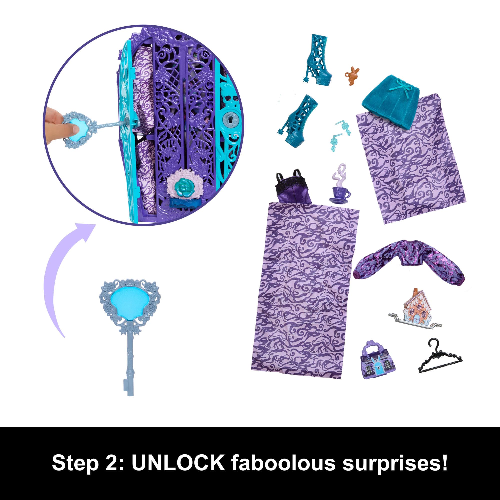 Monster High Skulltimate Secrets Doll and Accessories Set - Garden Mysteries Playset for Kids 8