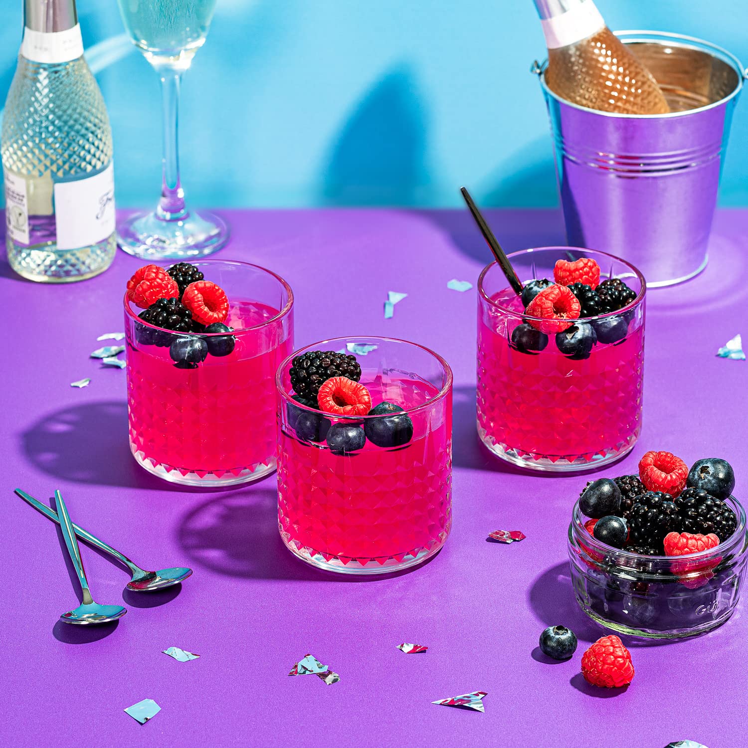 Wibble Forest Fruits Jelly Crystals - Plant-Based, Low Sugar, Quick-Set Vegan Jelly Powder (12 Pack) 6