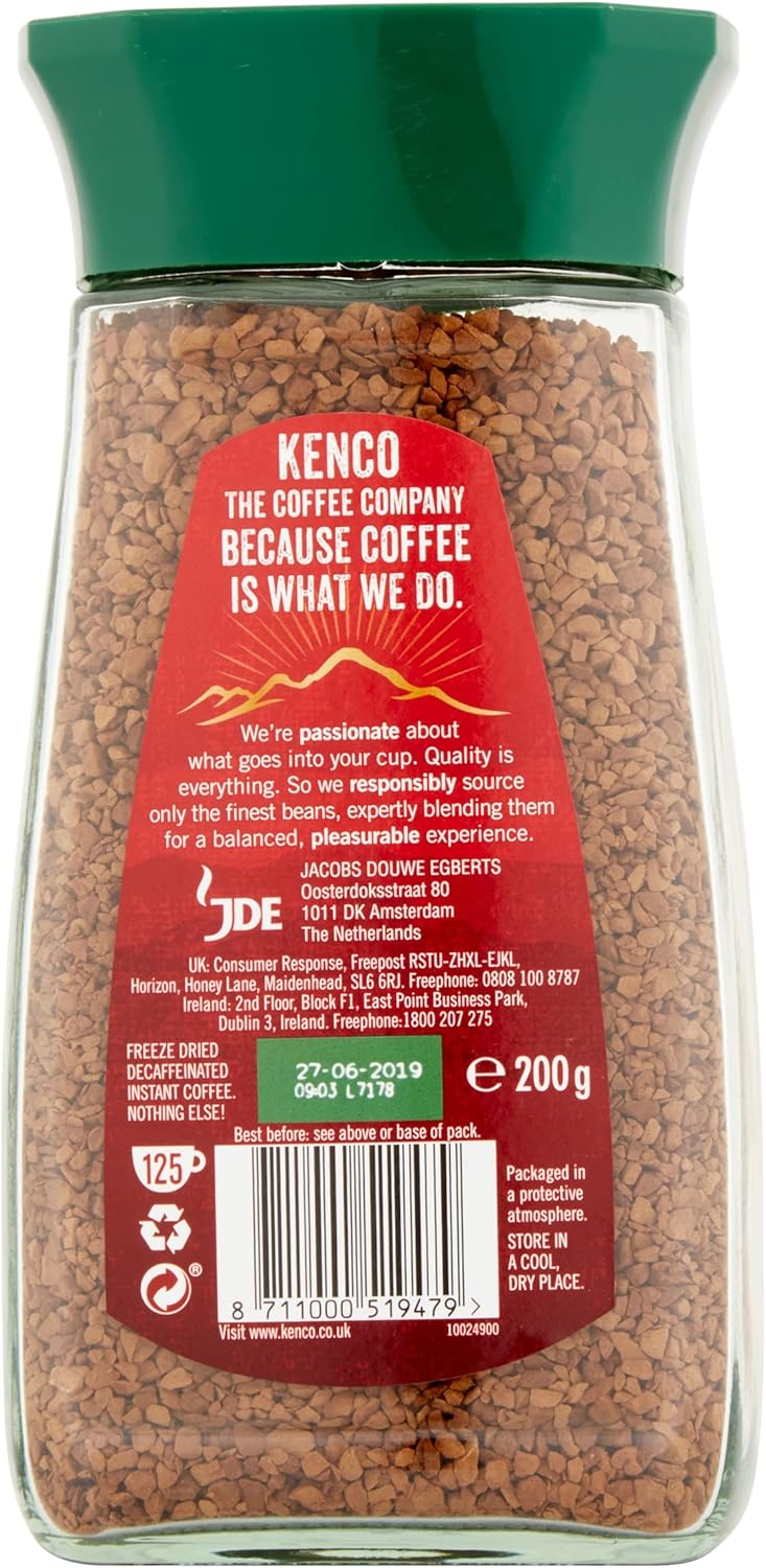 Kenco - Entkoffeinierter Instantkaffee 200g 3