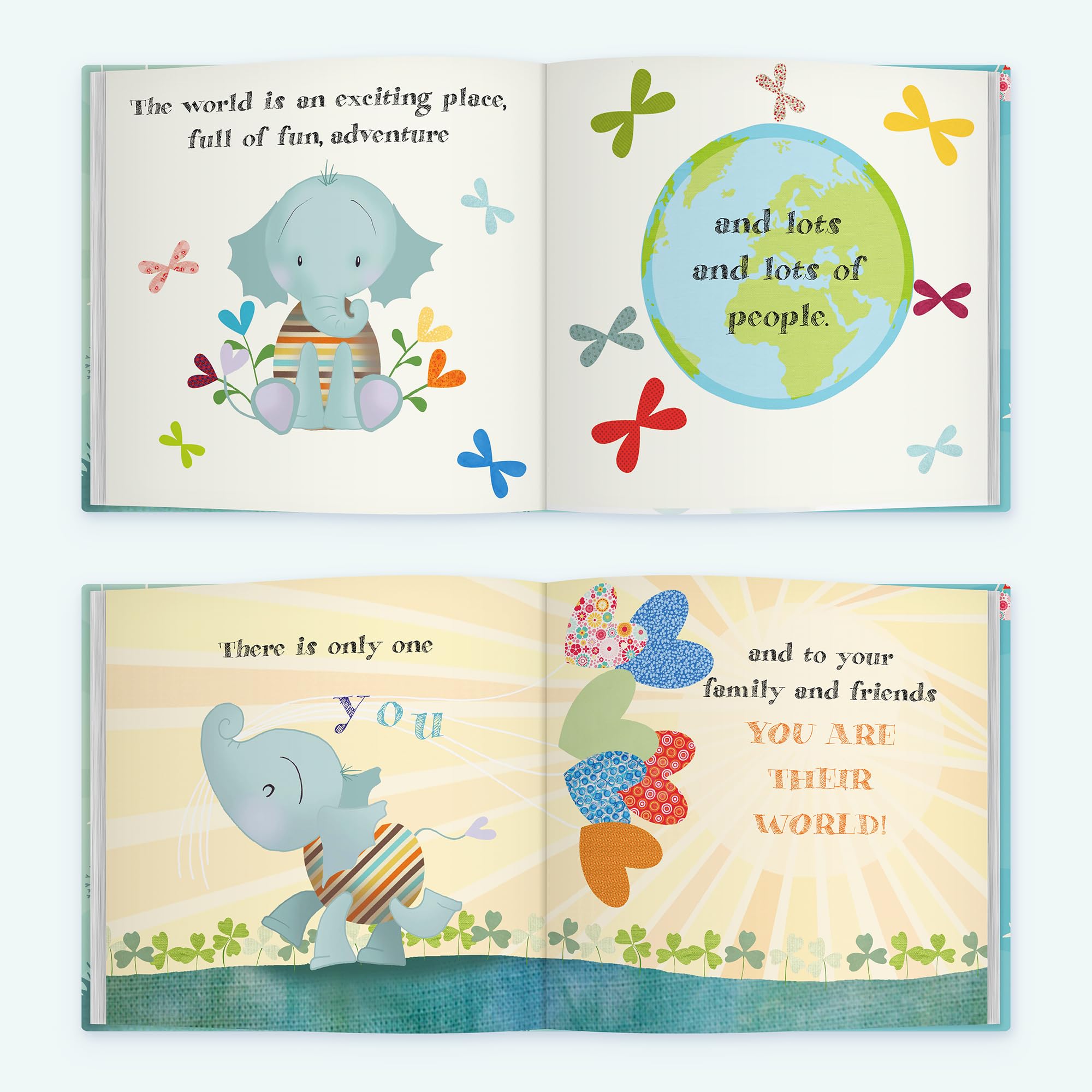 FROM YOU TO ME Welcome to the World Keepsake Gift Book for New Baby | Hardcover | 32 Pages 9