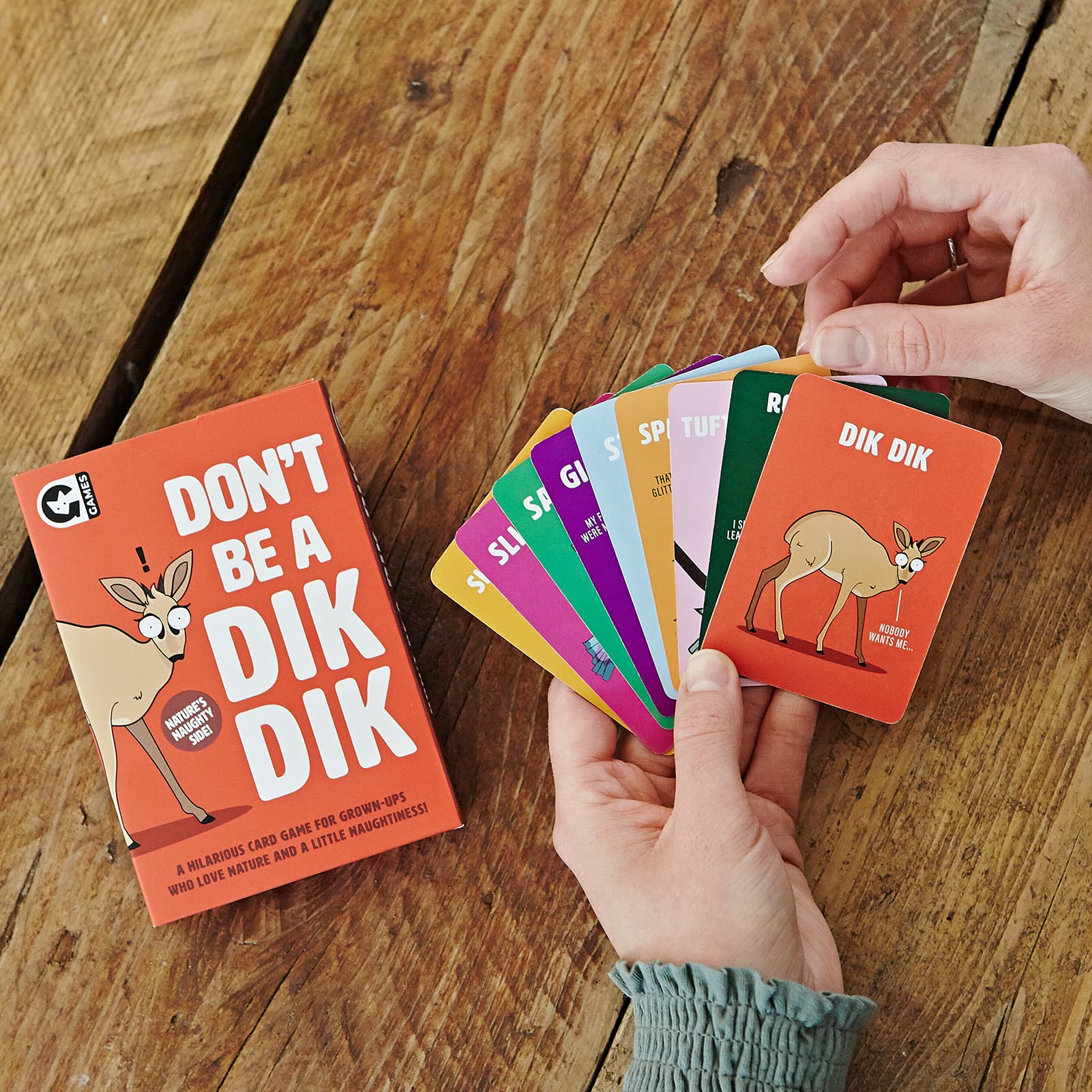 Ginger Fox Don't Be A Dik Dik Card Game - Hilarious Adult Nature Party Game for 3-6 Players 7