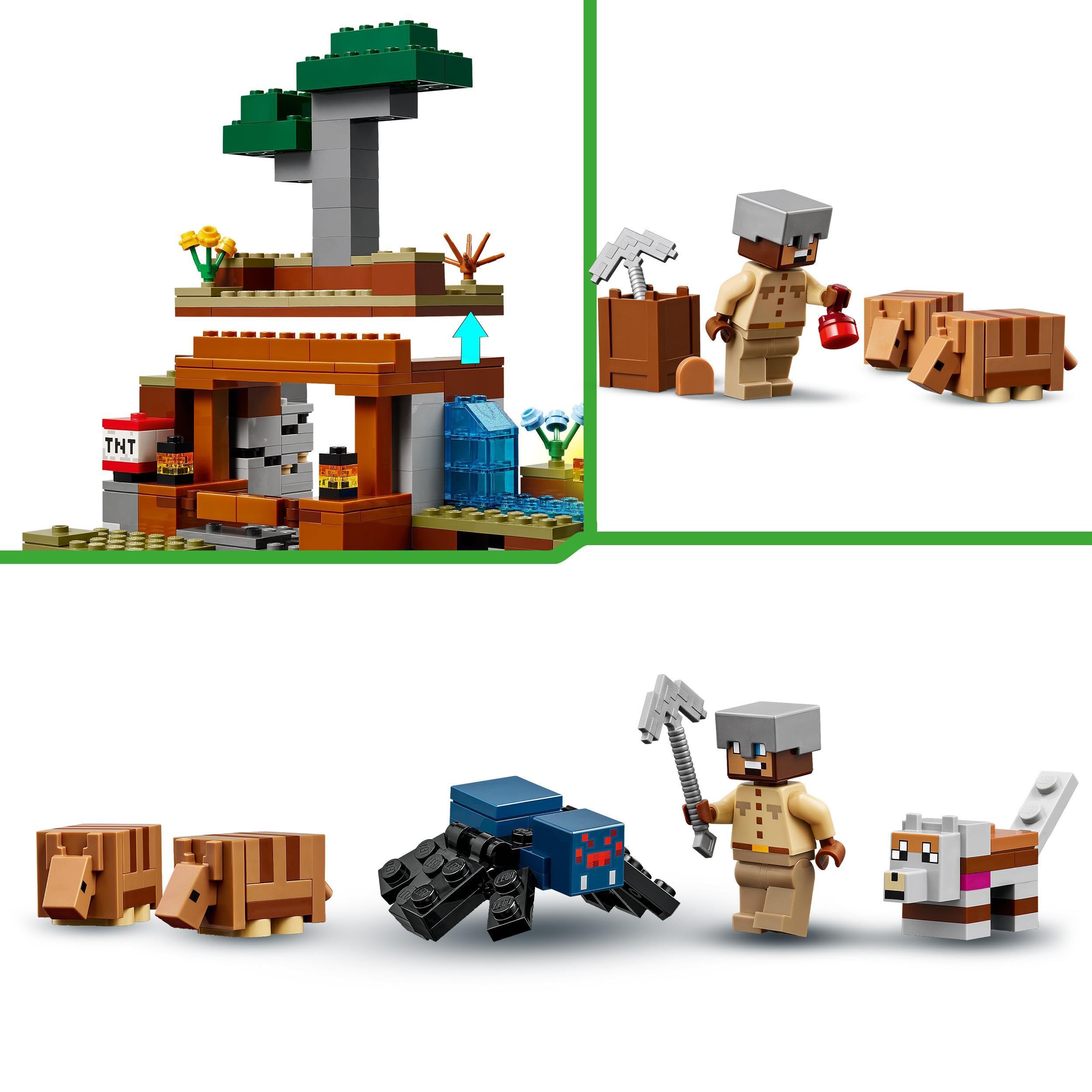 LEGO Minecraft The Armadillo Mine Expedition 21269 - Building Set for Kids 8+ 5