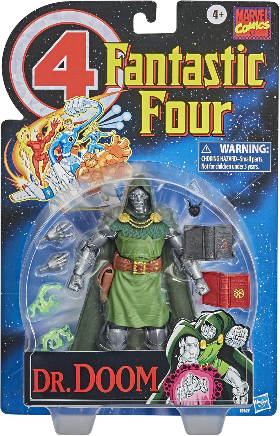 Marvel Dr. Doom 6-Inch Action Figure with 10 Accessories - Ages 4+ 7