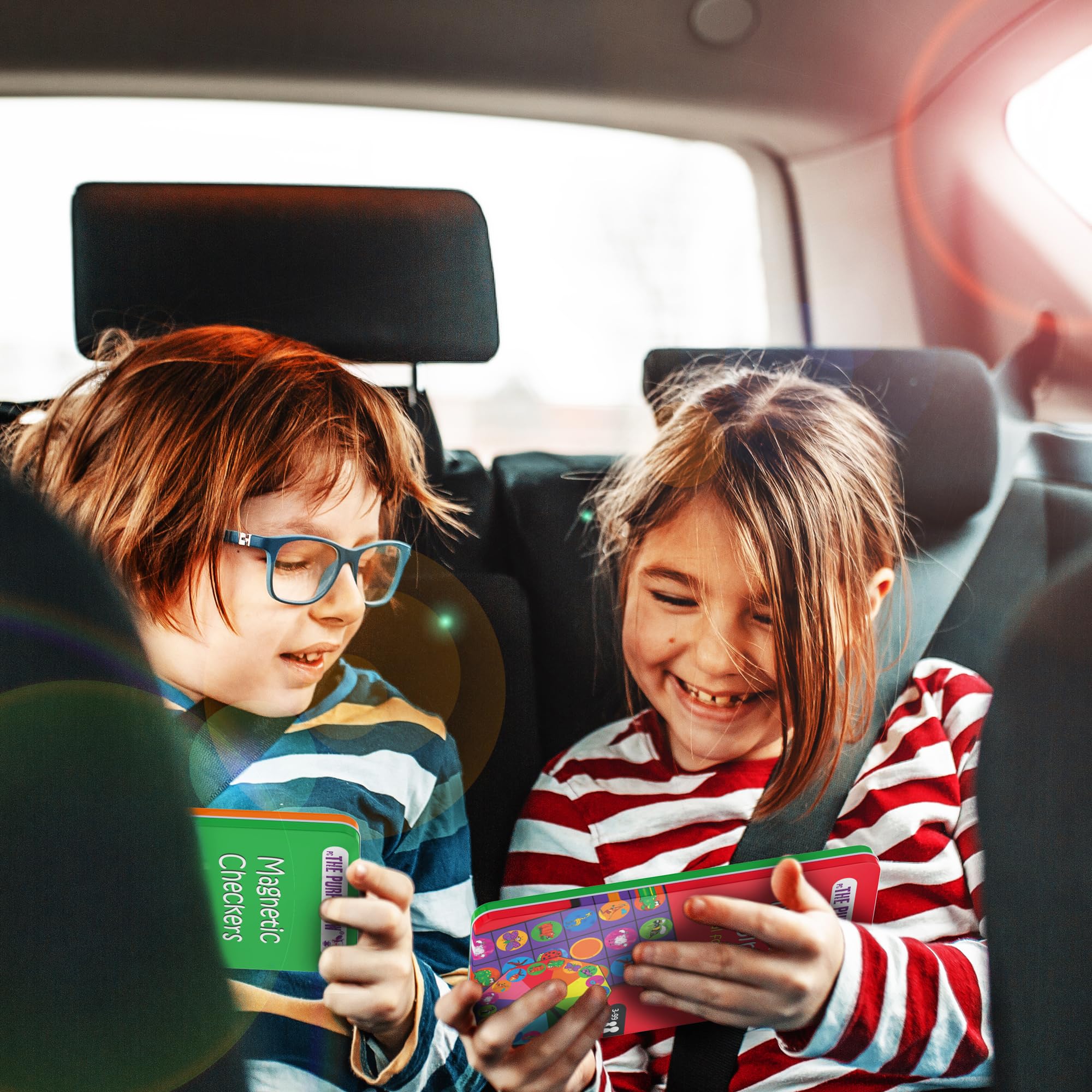 The Purple Cow Animal Bingo Magnetic Travel Game 8