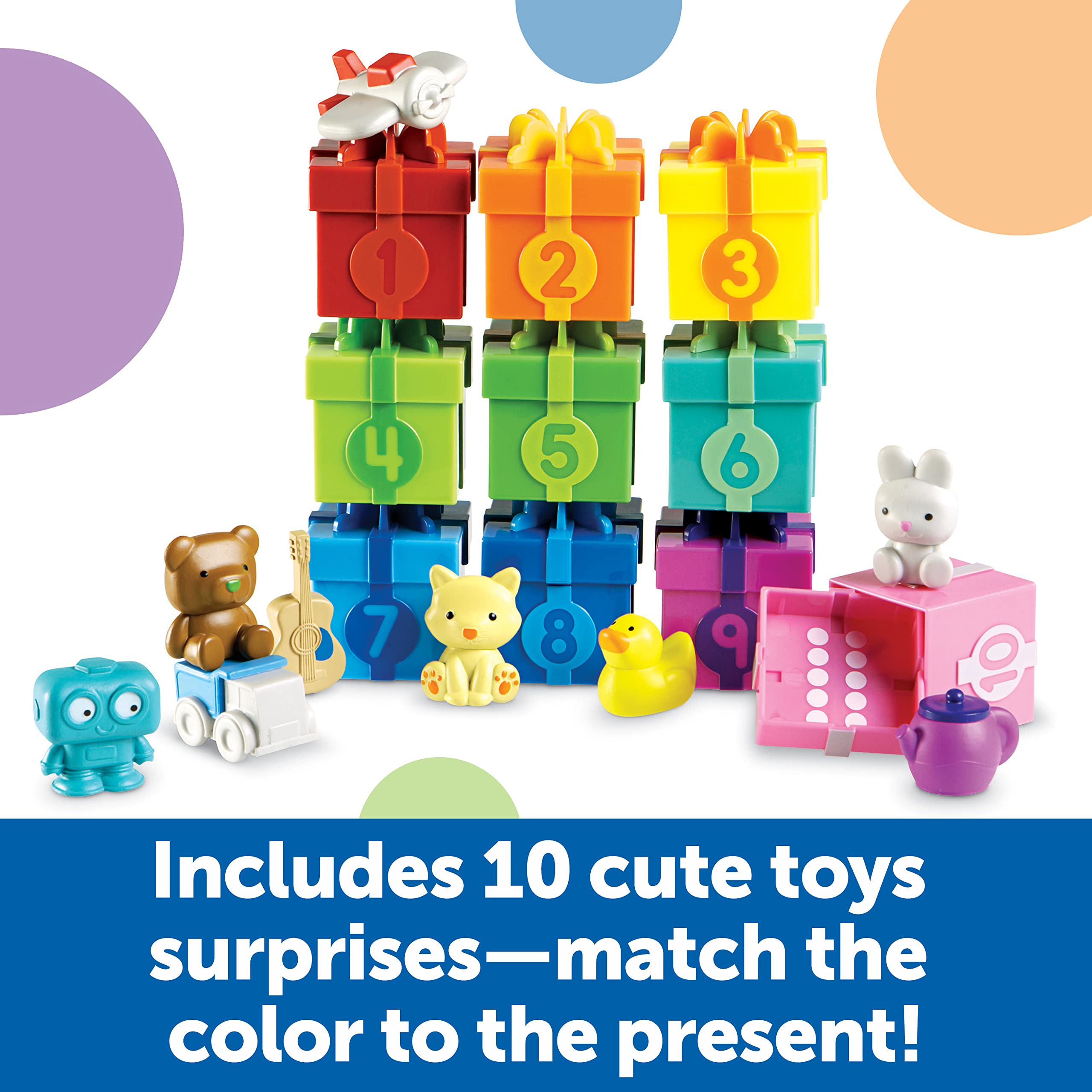 Learning Resources Counting Surprise Party - Educational Toy Playset for Ages 3+ 5