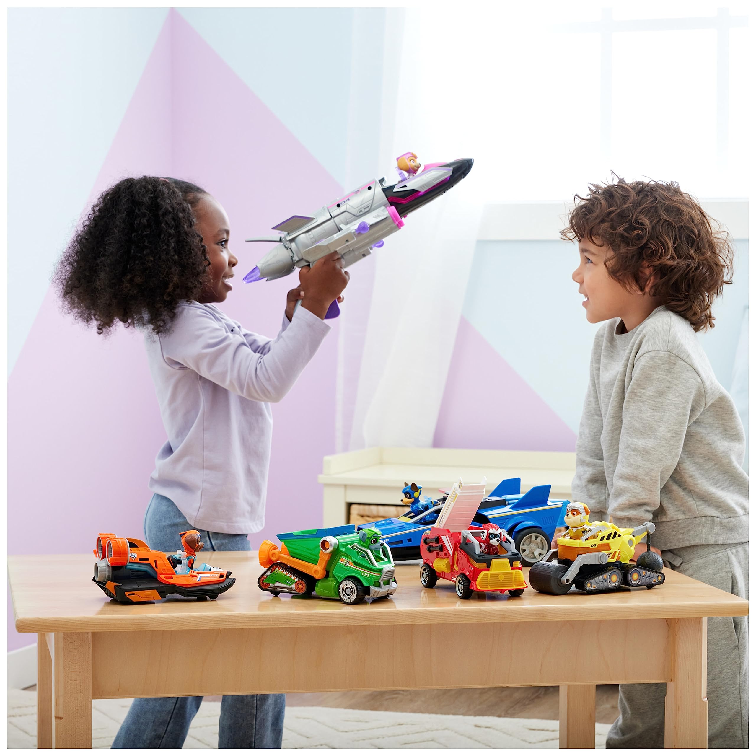 Paw Patrol: The Mighty Movie Rocky Recycling-LKW-Spielset – Lichter, Geräusche und Actionfigur (6067508) 10