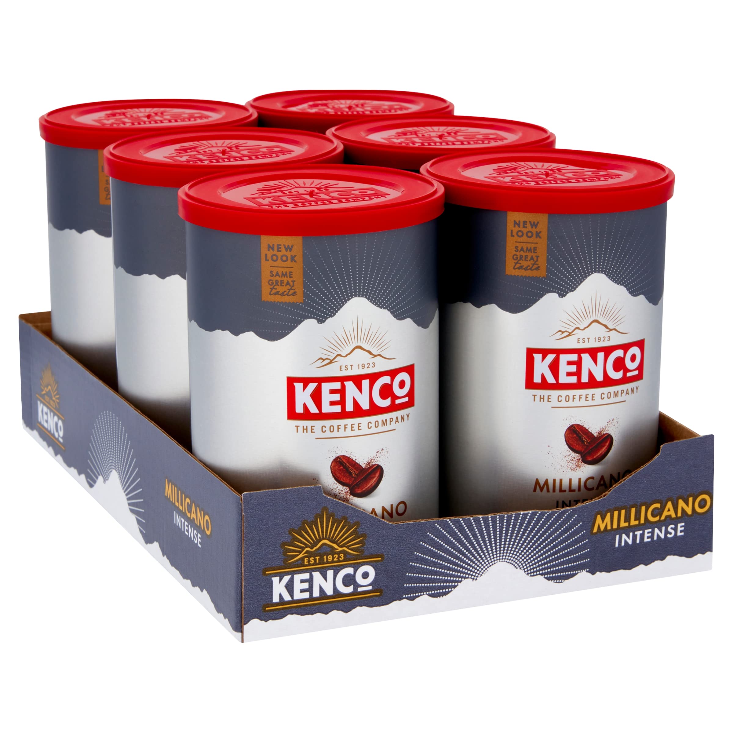 Kenco Millicano Americano Intense Instant Coffee 95g (Pack of 6 Tins, Total 570g)