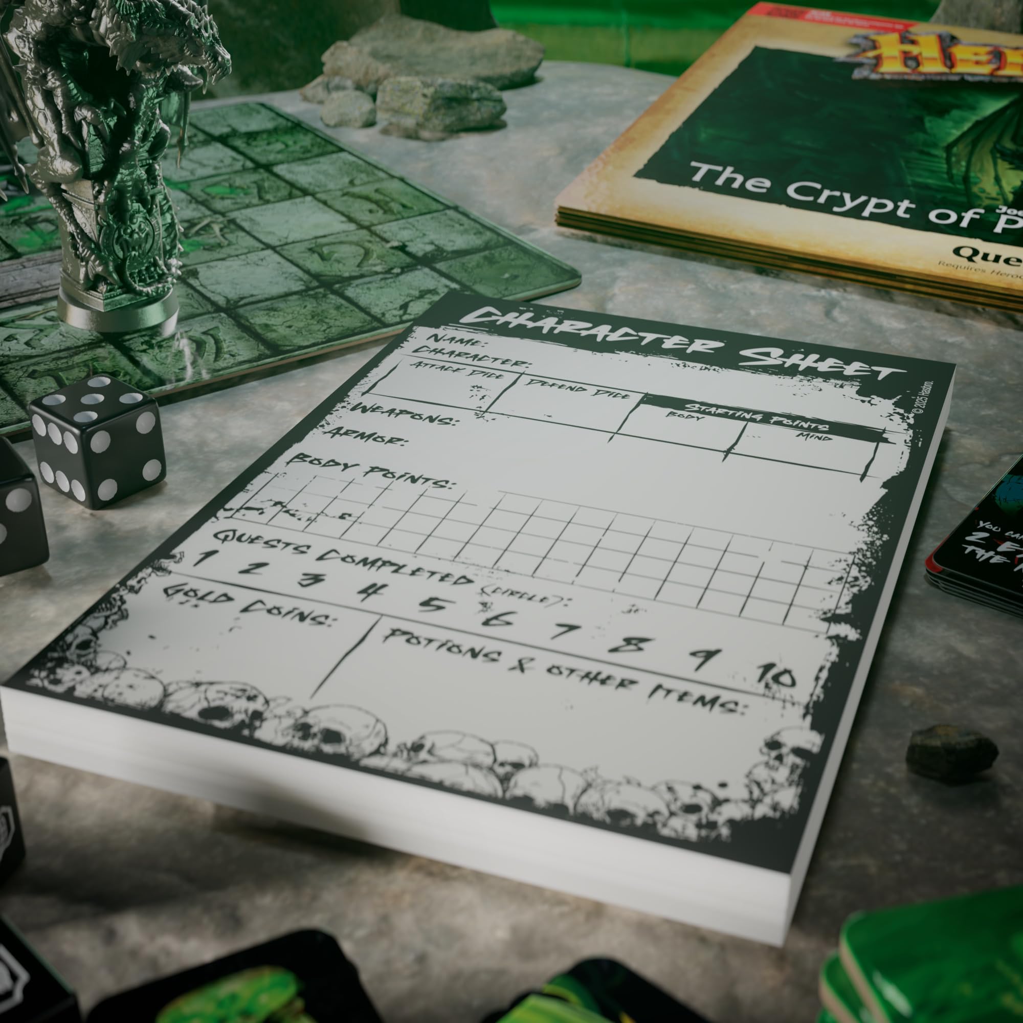 Avalon Hill HeroQuest Joe Manganiello’s The Crypt of Perpetual Darkness Quest Pack 7