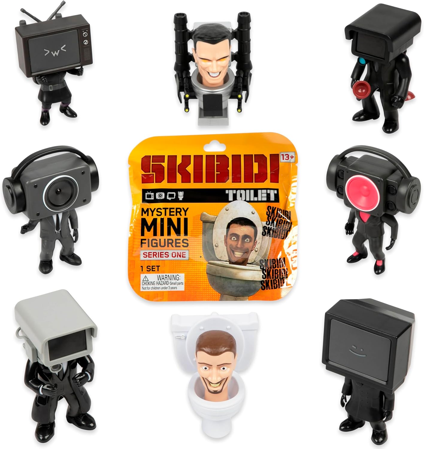 Skibidi Toilet Mystery Figures - Collectible Blind Pack Action Figures for Ages 8+
