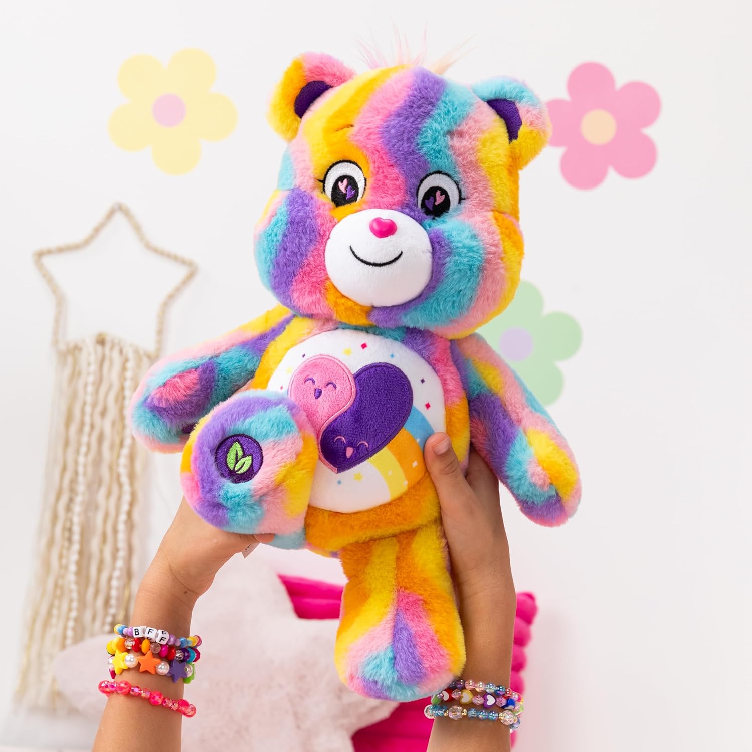 Care Bears Friend Forever Bear - 35cm Eco-Friendly Plush Toy for Kids 6