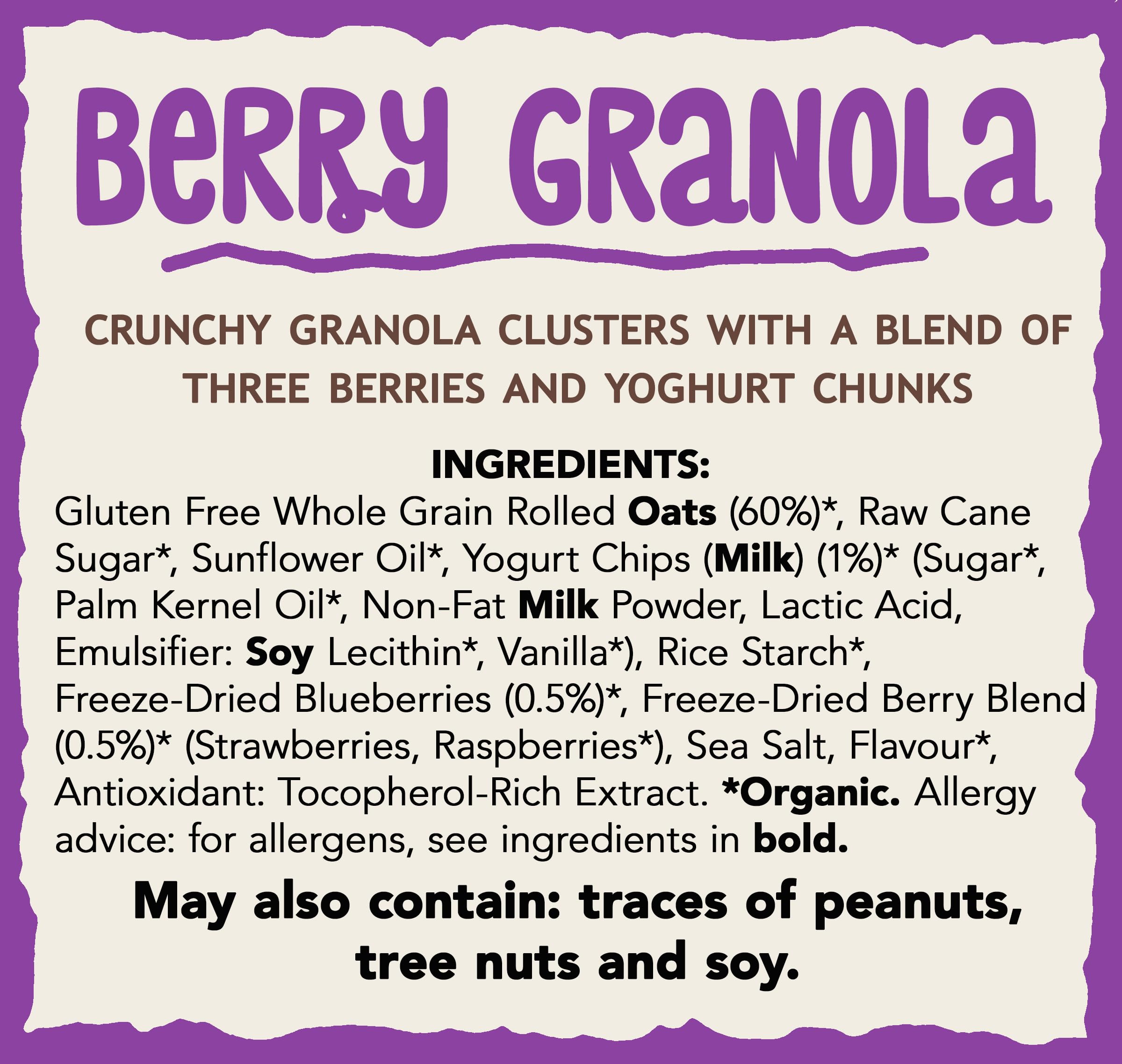 Nature's Path Organic Gluten Free Berry Granola with Yogurt Chunks 300g 6