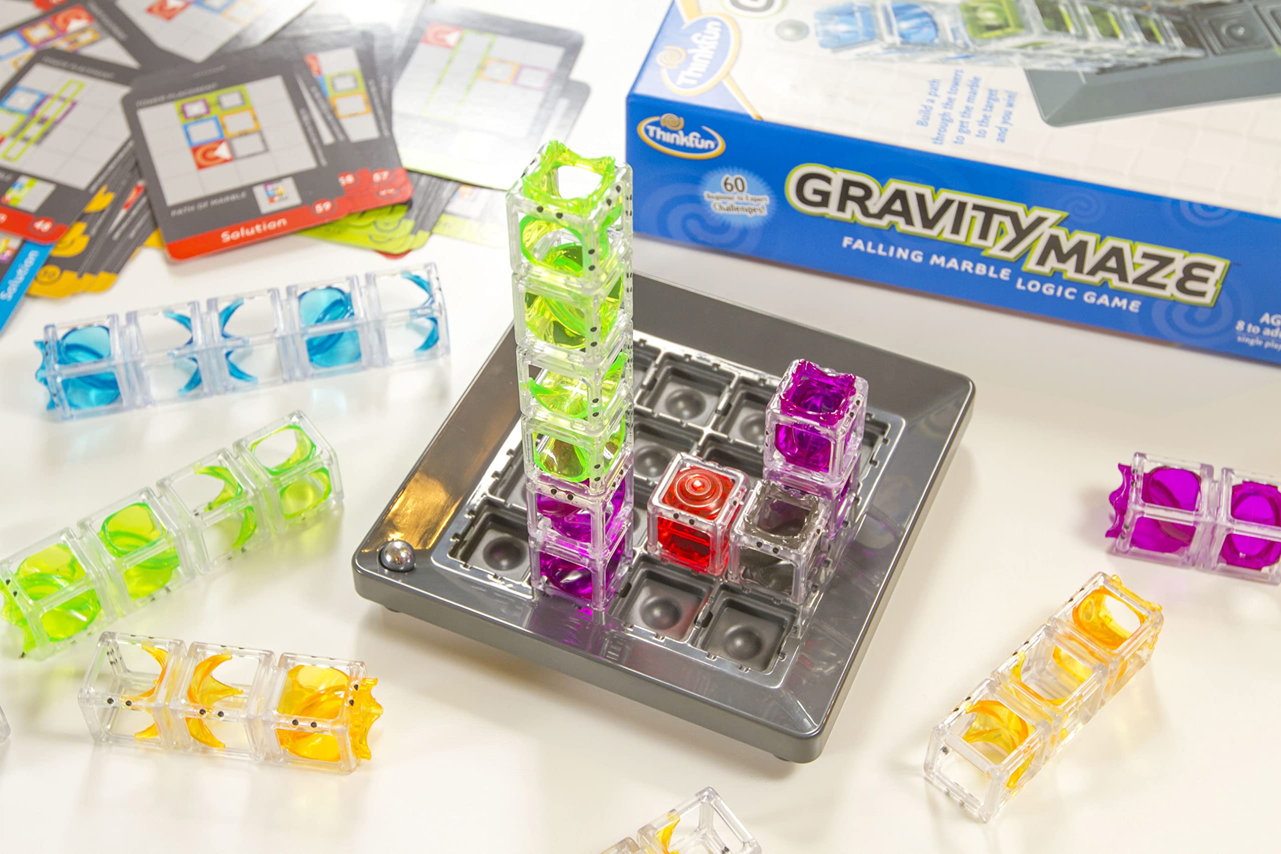 ThinkFun Gravity Maze Falling Marble Logikspiel und MINT-Spielzeug für Kinder ab 8 Jahren 7