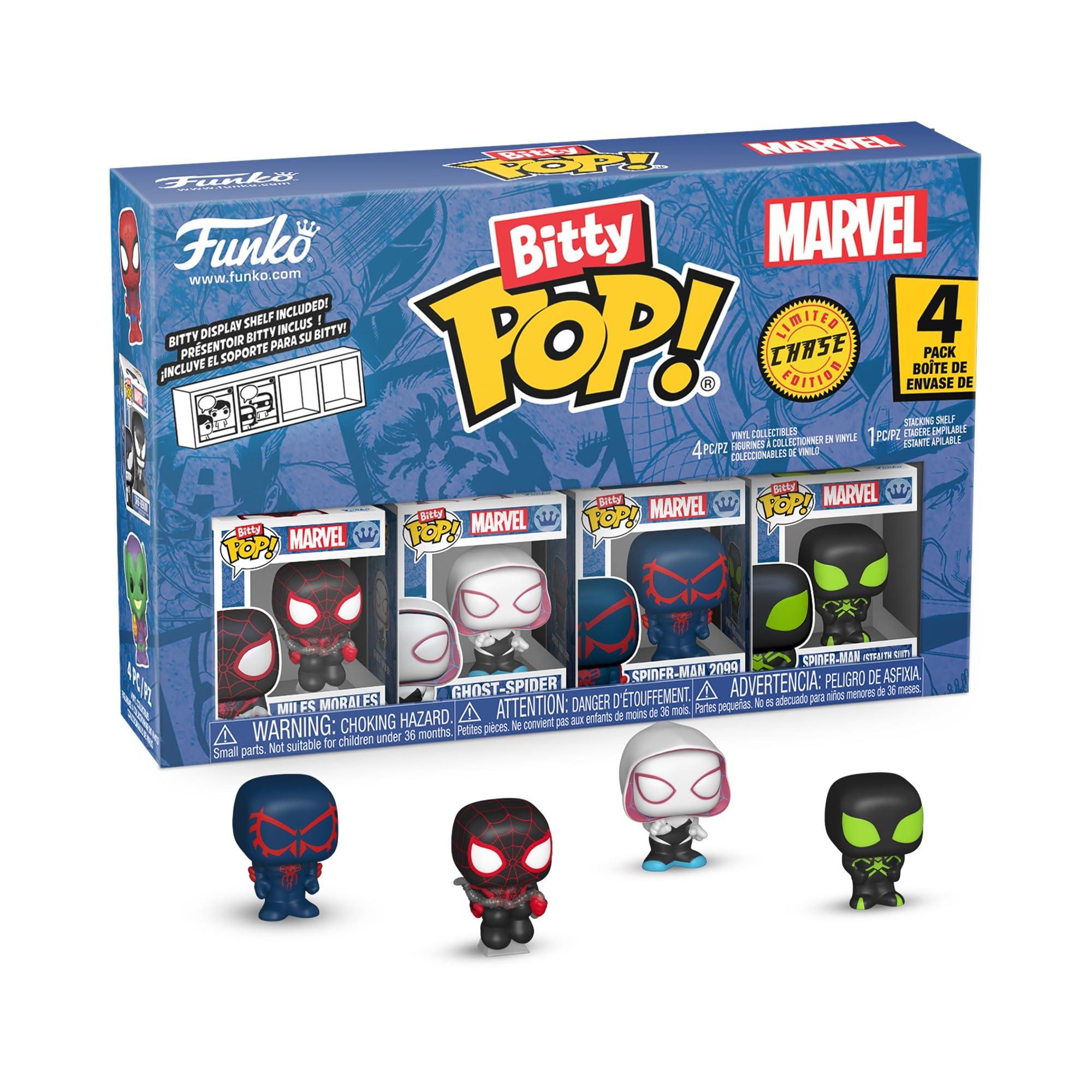 Funko Bitty Pop! Spider-Man - Miles Morales 4pk with Mystery Mini 9