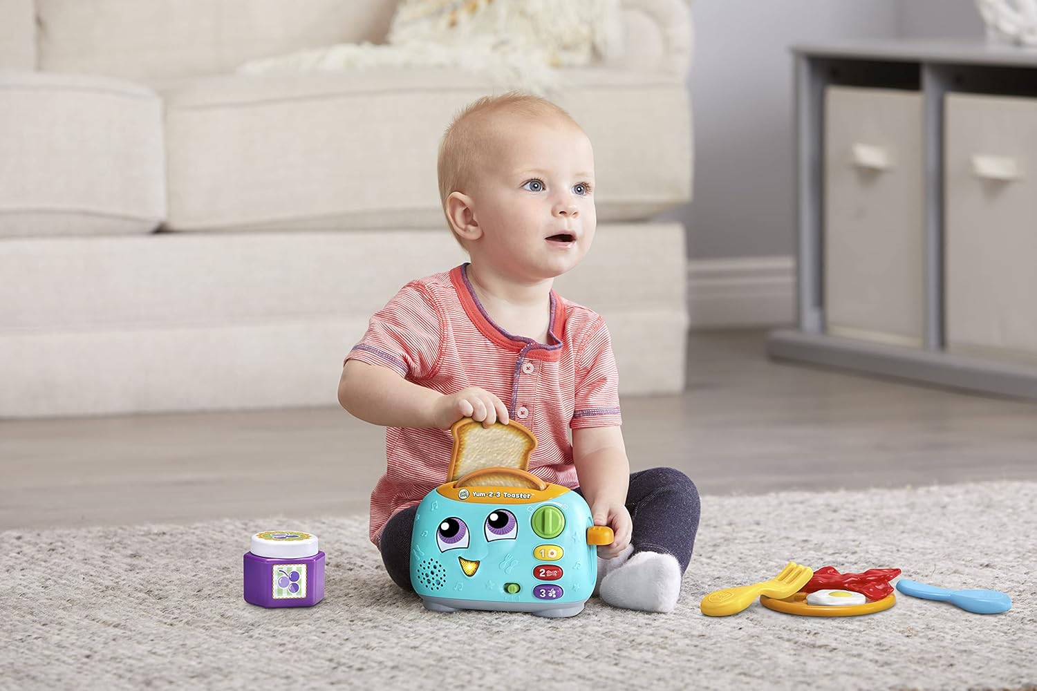 LeapFrog Yum-2-3 Toaster - Interactive Learning Toy for Toddlers 12 Months+ 5