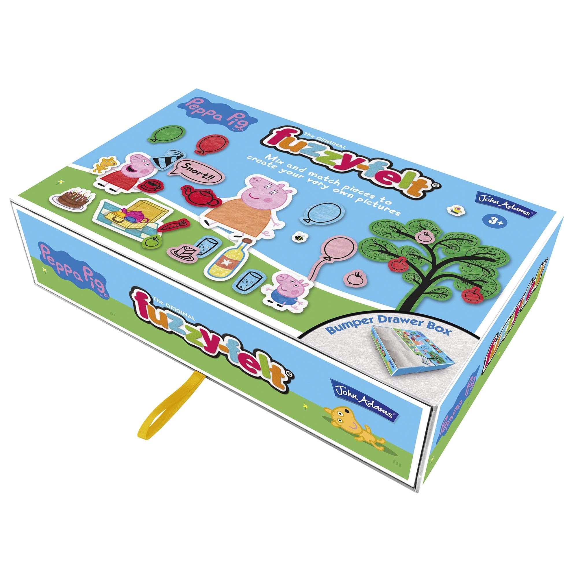 Peppa Pig Fuzzy Felt House Playset - Red 11