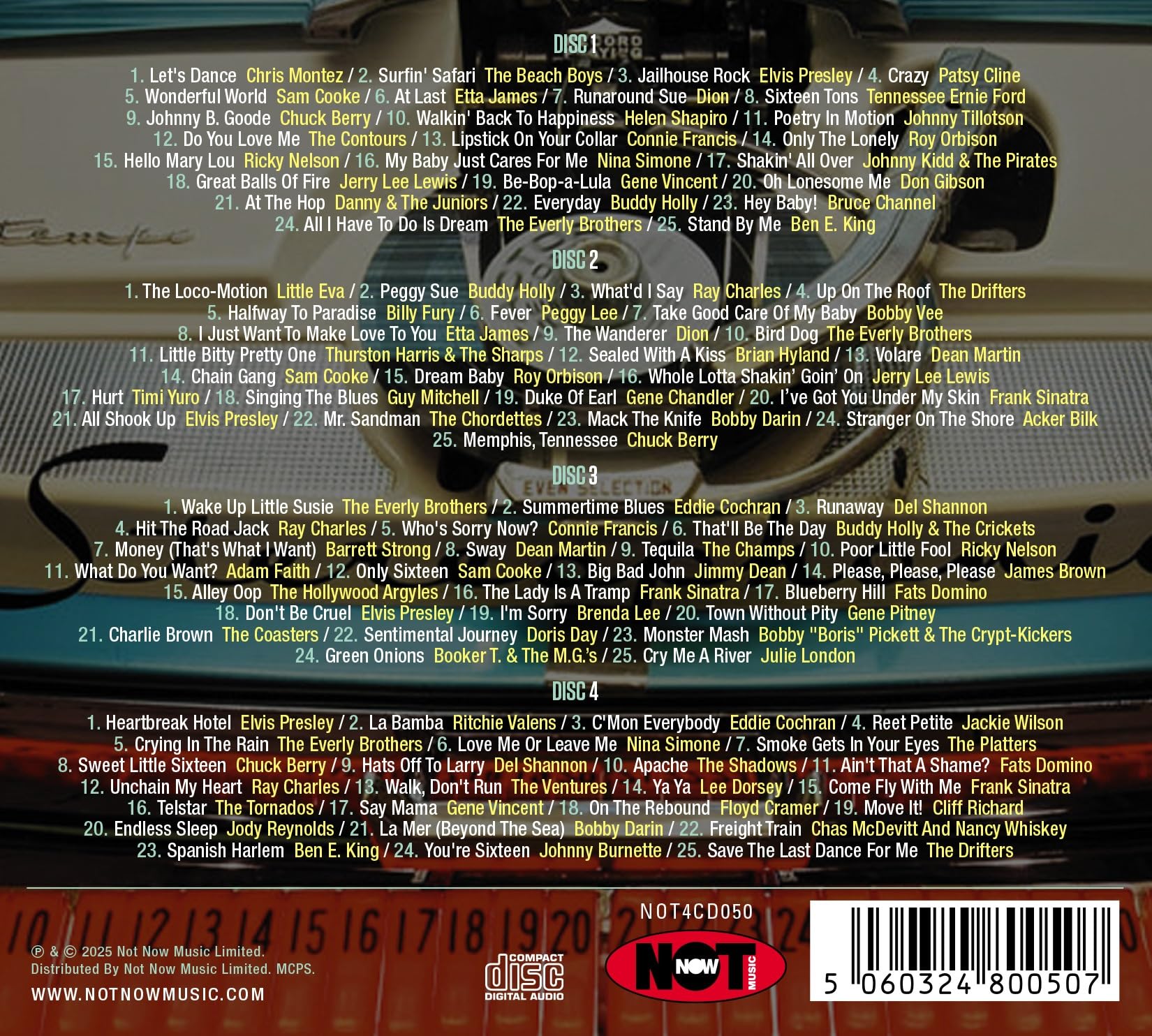 Various Artists - 100 Golden Oldies [4CD Set]