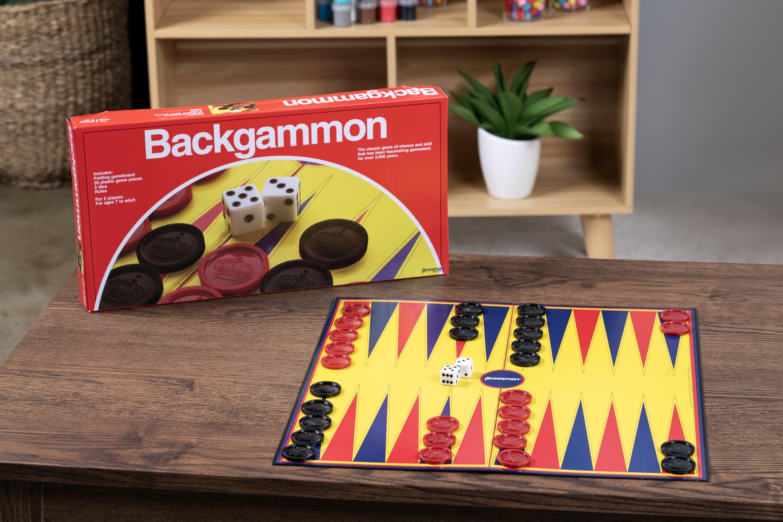 Pressman Classic Backgammon Set 4