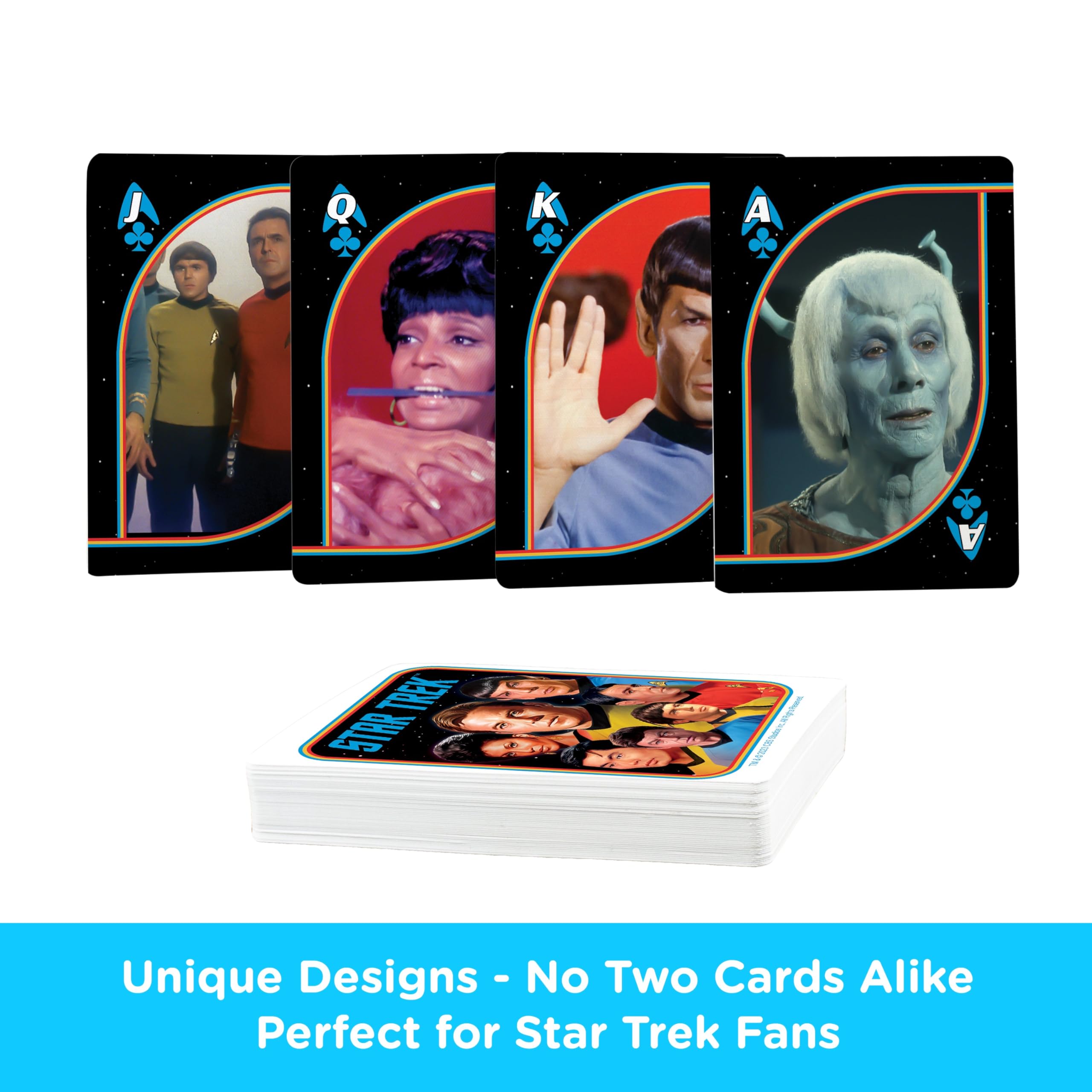 AQUARIUS Star Trek Original Series Playing Cards - Officially Licensed | Paper | English/French 3