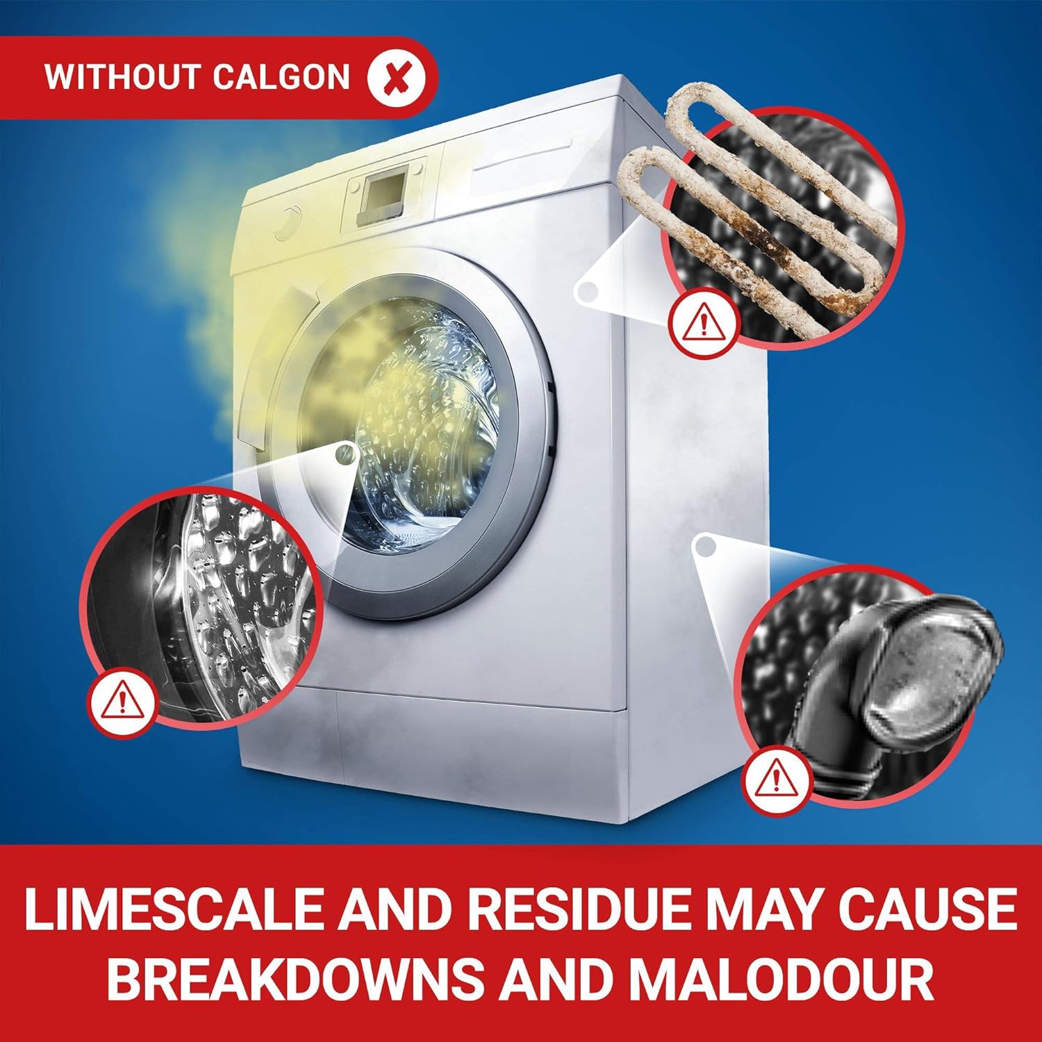 Calgon - 4-in-1 Washing Machine Cleaner and Water Softener Tablets, 45 Tablets 9