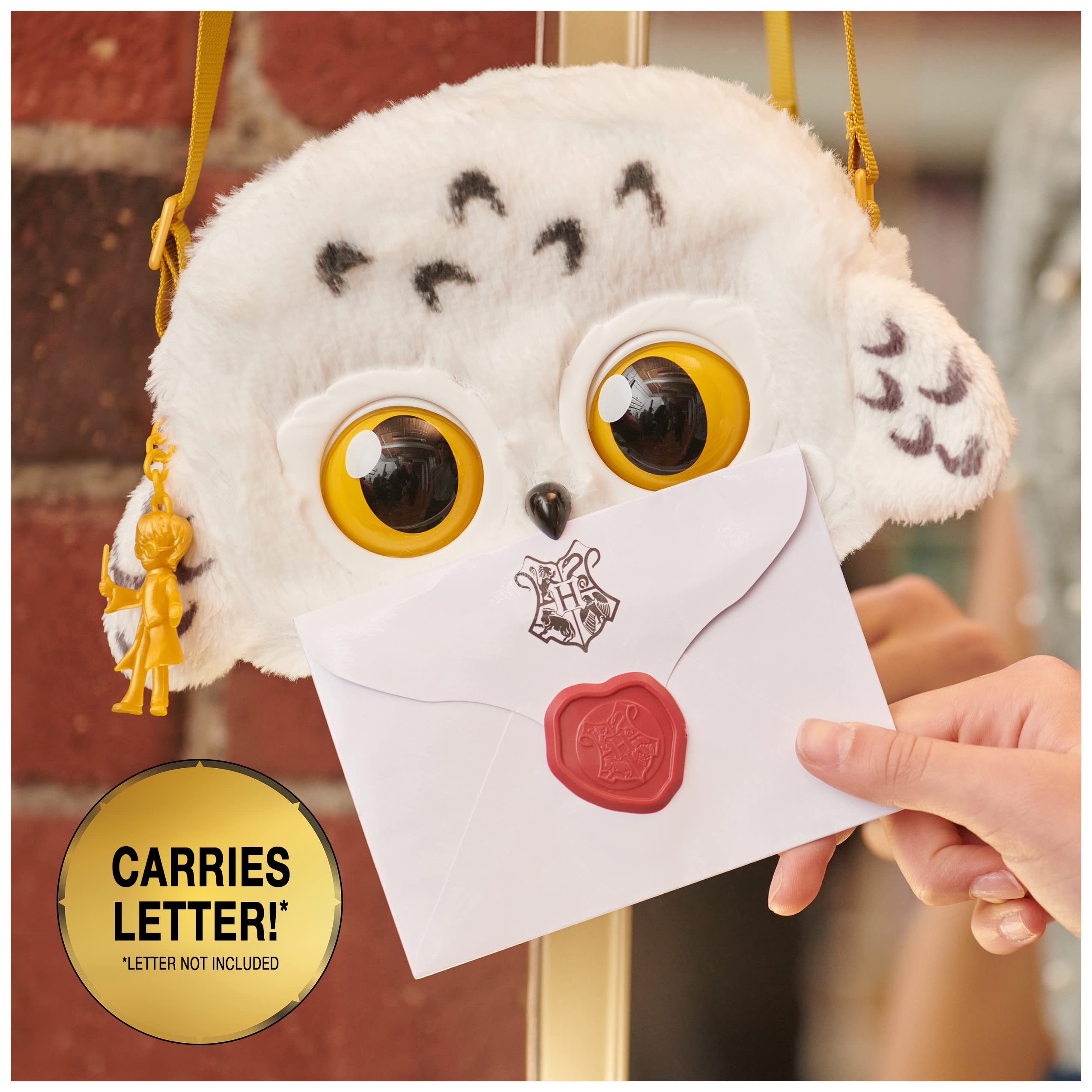 Purse Pets Wizarding World Harry Potter Hedwig Interactive Plush Pet & Crossbody Bag 10