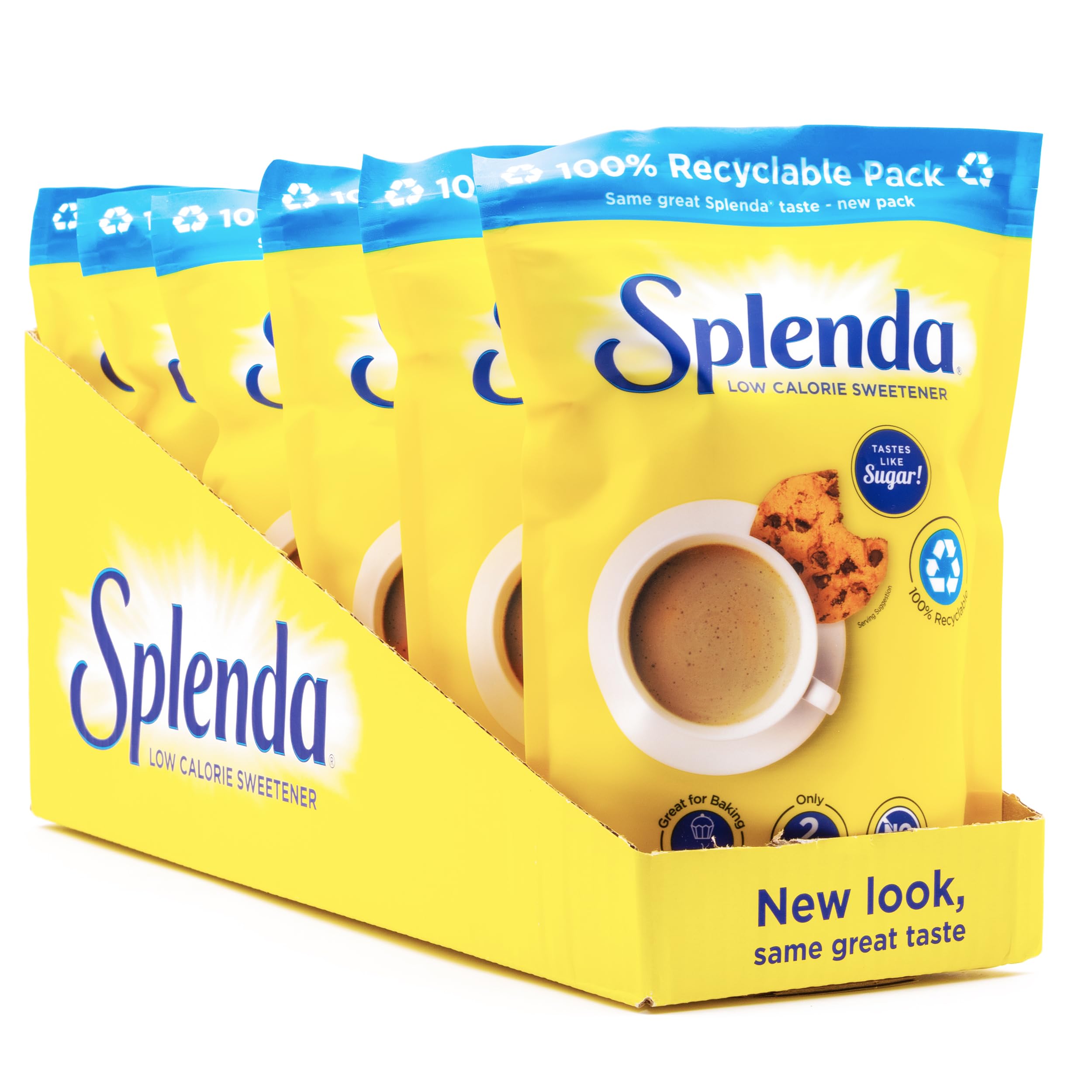 Splenda No Calorie Sweetener Granulated Sugar Substitute - 125g Pouch | Low Calorie | Sugar-Free