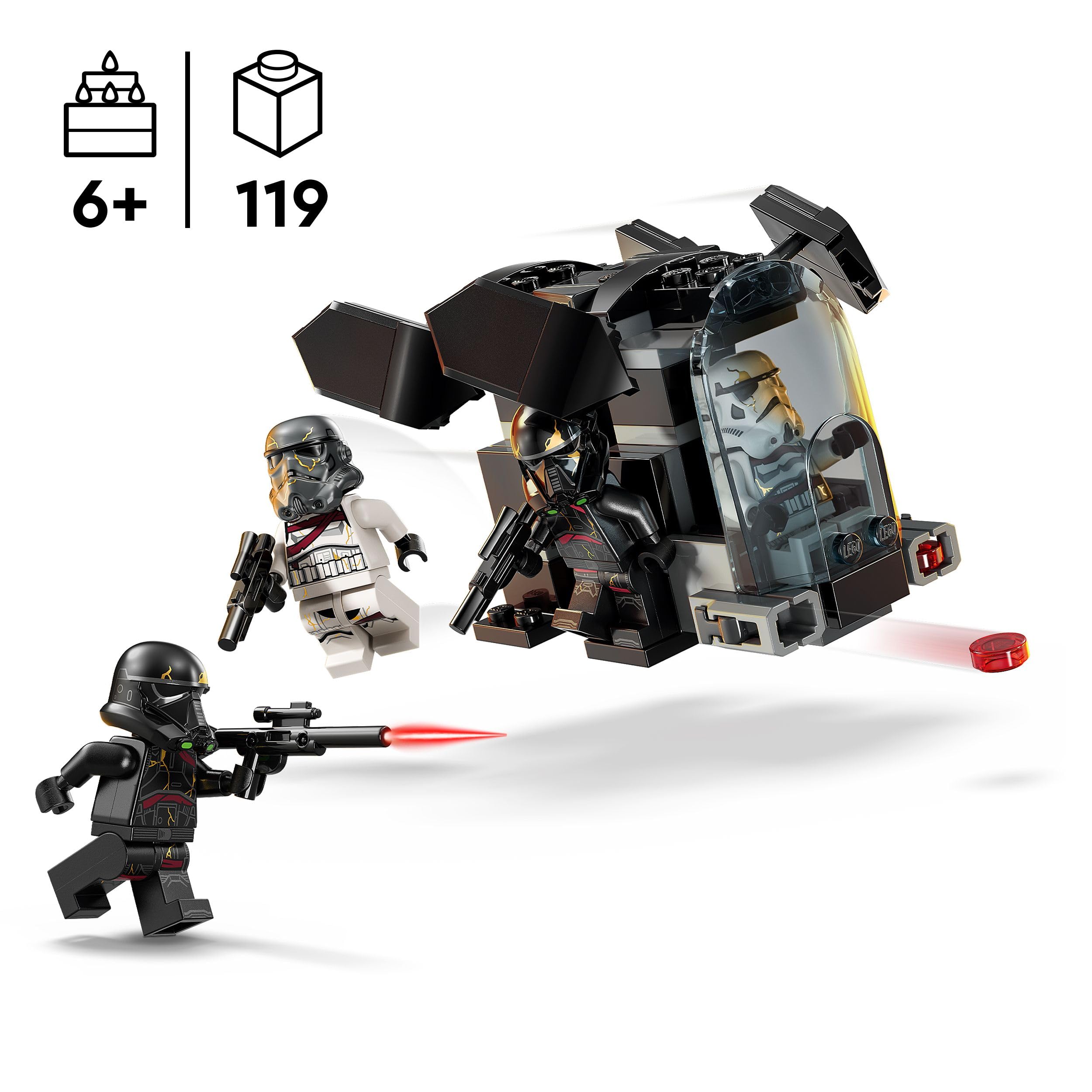 LEGO Star Wars: Ahsoka Death Trooper &amp; Night Trooper Battle Pack – Bauset für Kinder ab 6 Jahren 5