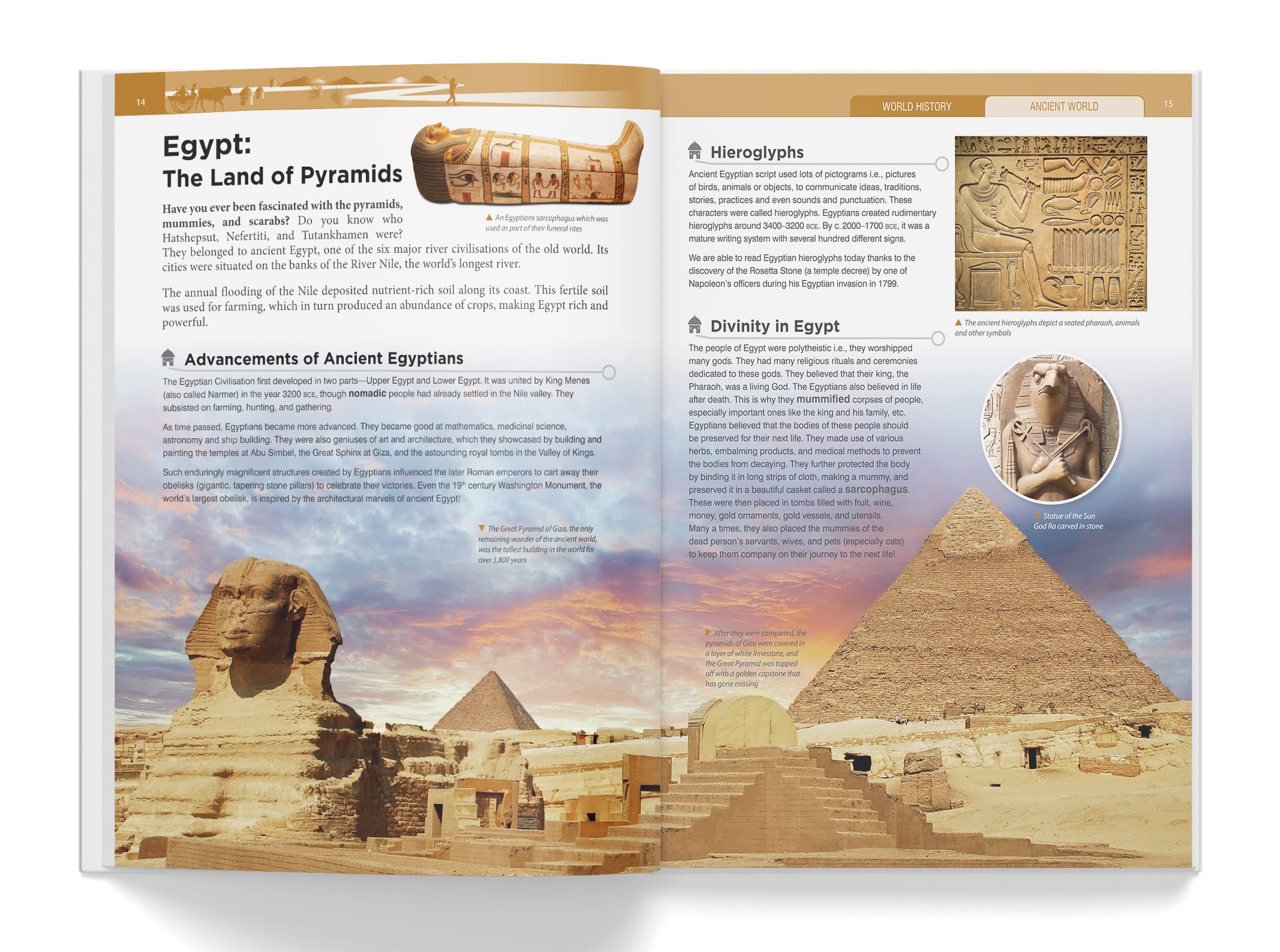 Wonder House Knowledge Encyclopedia - World History: Deluxe Edition | Hardcover | Ages 7-12 4