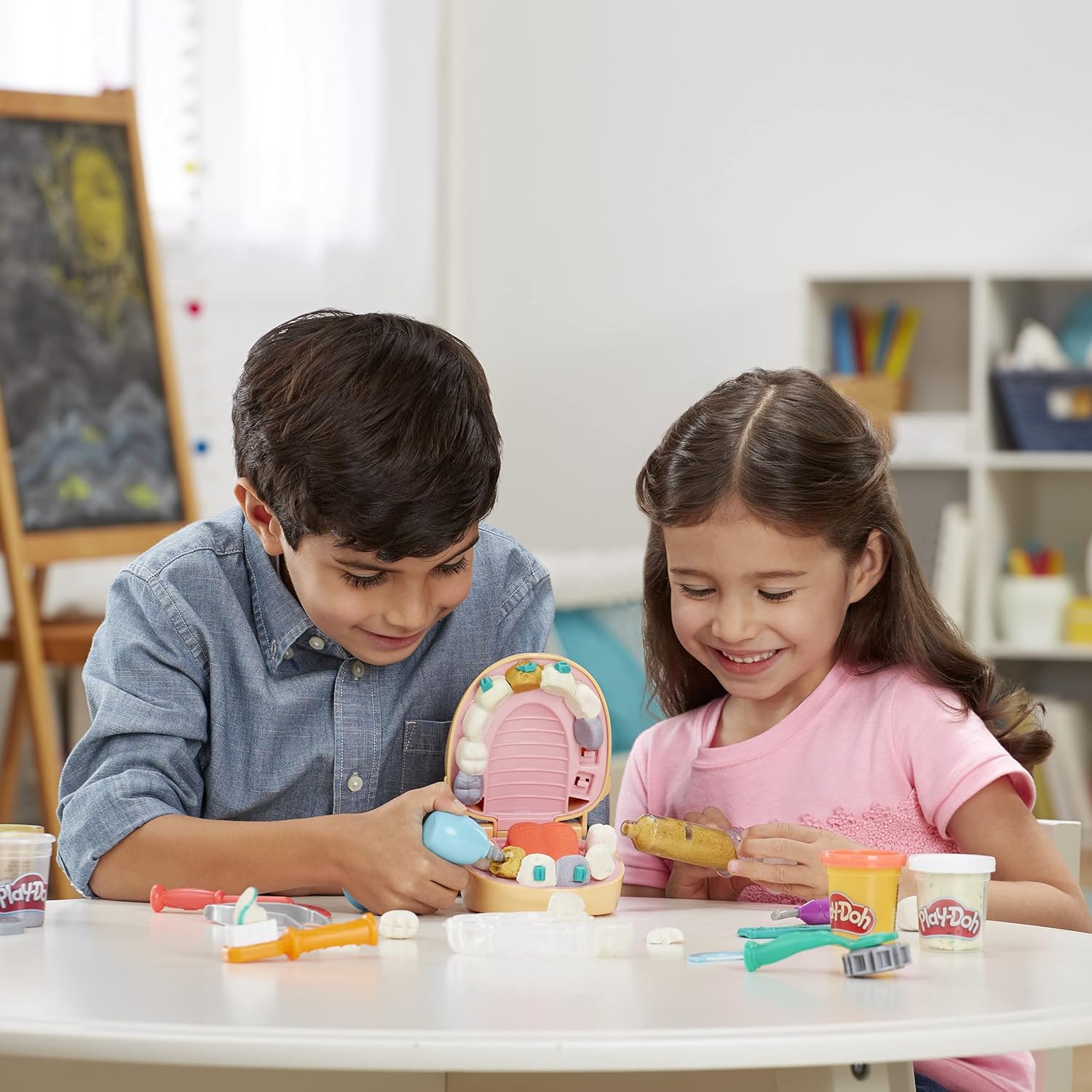 Play-Doh Drill 'n Fill Zahnarzt – Zahnarzt-Spielset für Kinder ab 3 Jahren 11