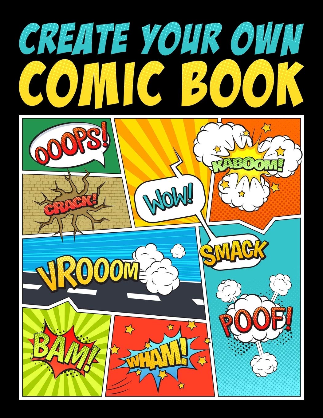 Gray & Gold Publishing Create Your Own Comic Book - Paperback | 102 Pages | 2019 Release 1