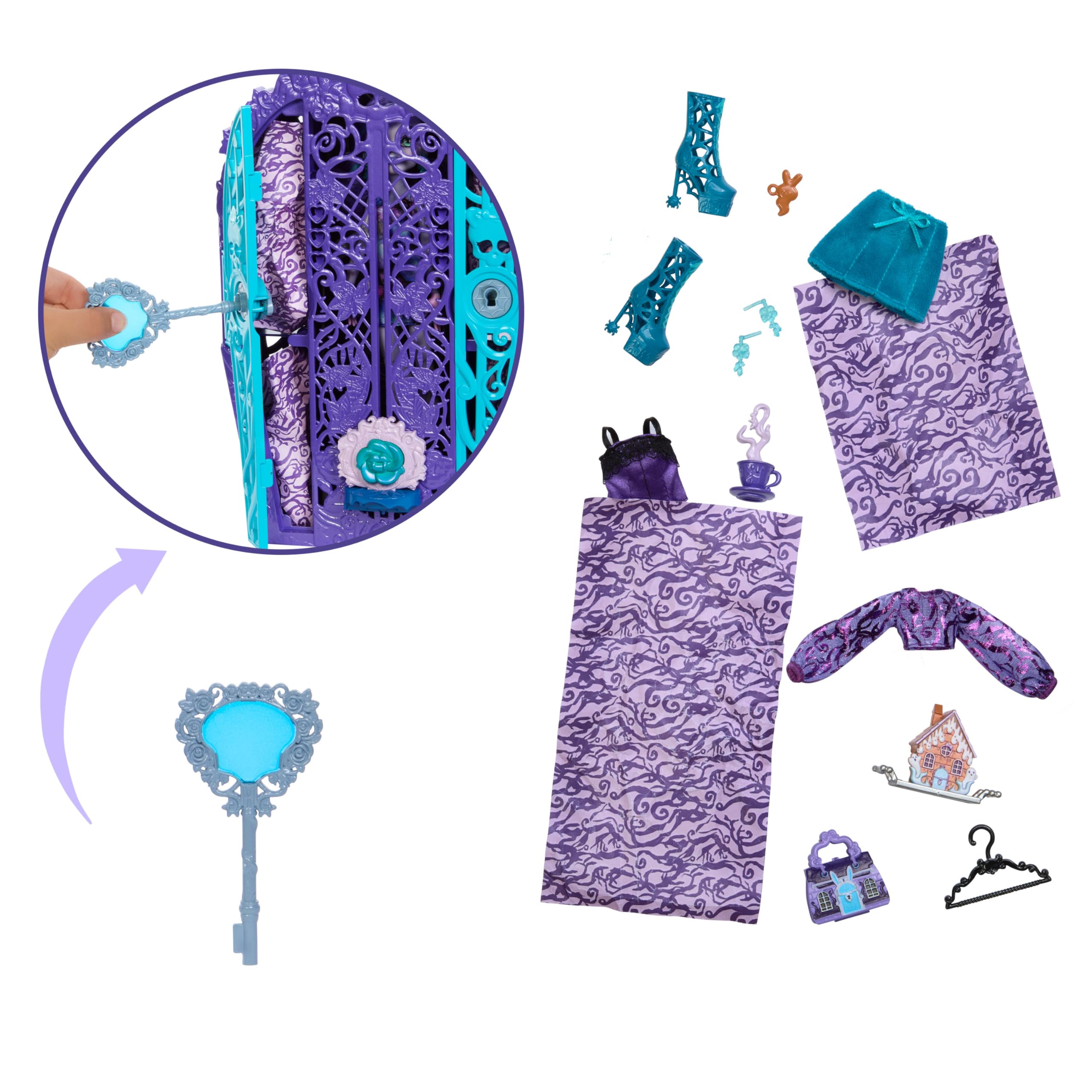 Monster High Skulltimate Secrets Doll and Accessories Set - Garden Mysteries Playset for Kids 5