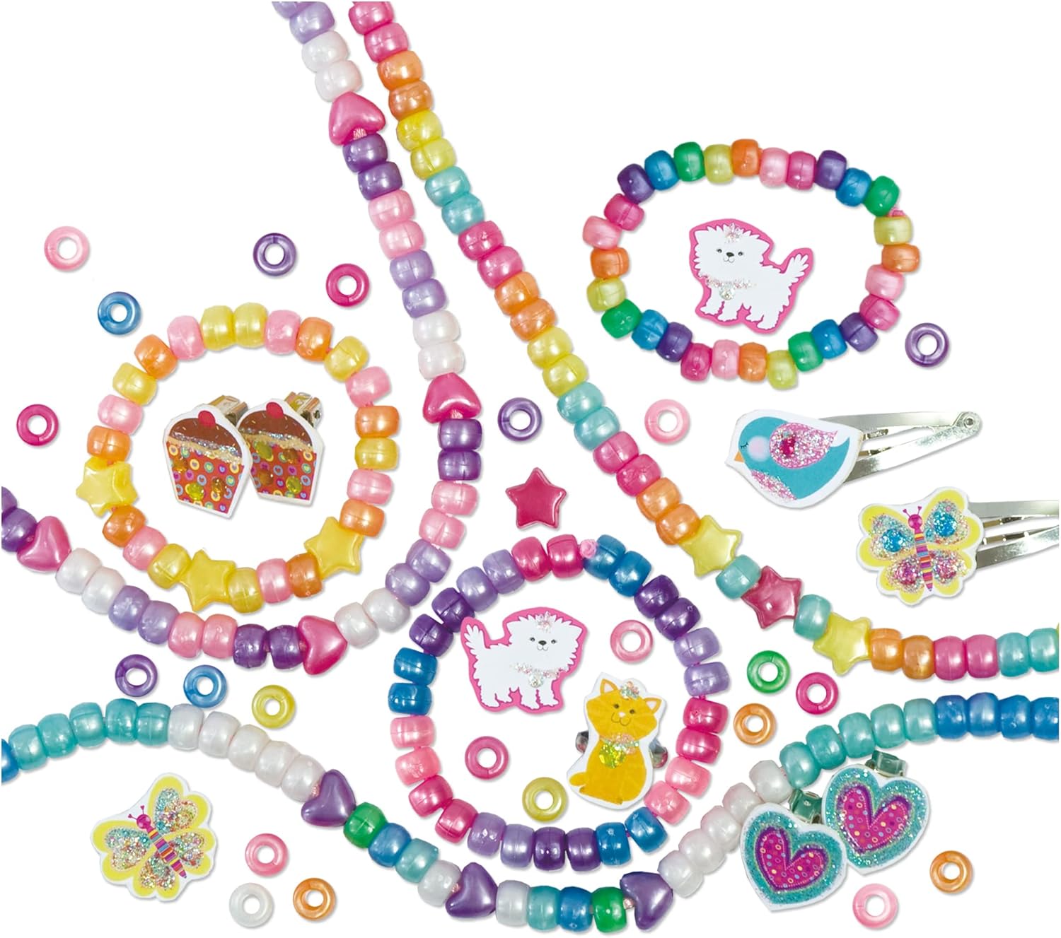 Galt Creative Cases Schmuck-Bastelset – Kunst &amp; Handwerk für Kinder ab 5 Jahren 5